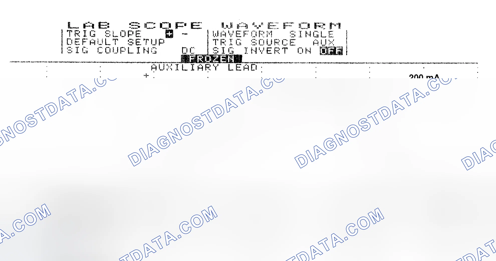 Scheme 13: Single Injector w/Normal Current Flow - Current Pattern