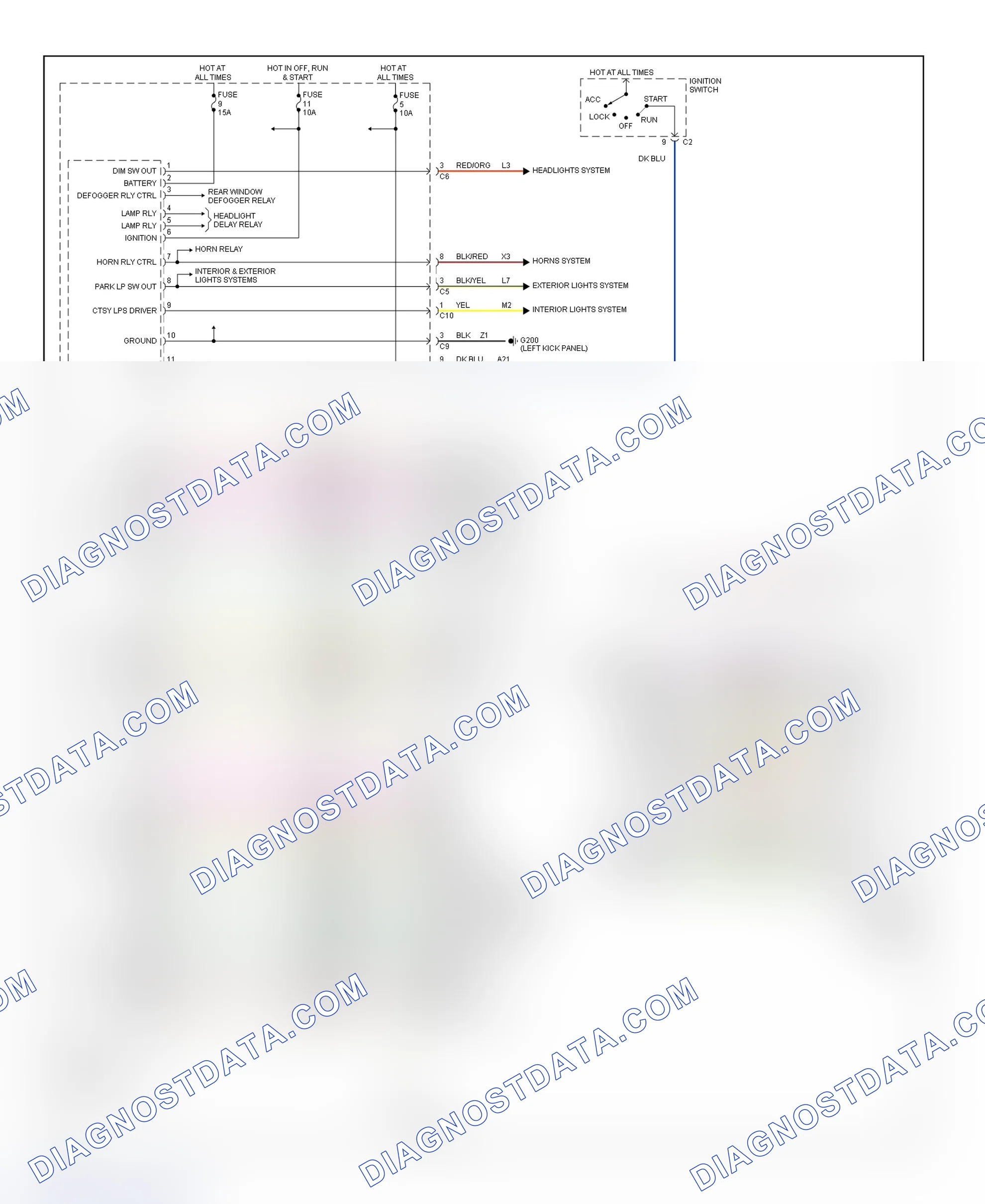Scheme 74: BCM Wiring Diagram (Breeze, Cirrus & Stratus)
