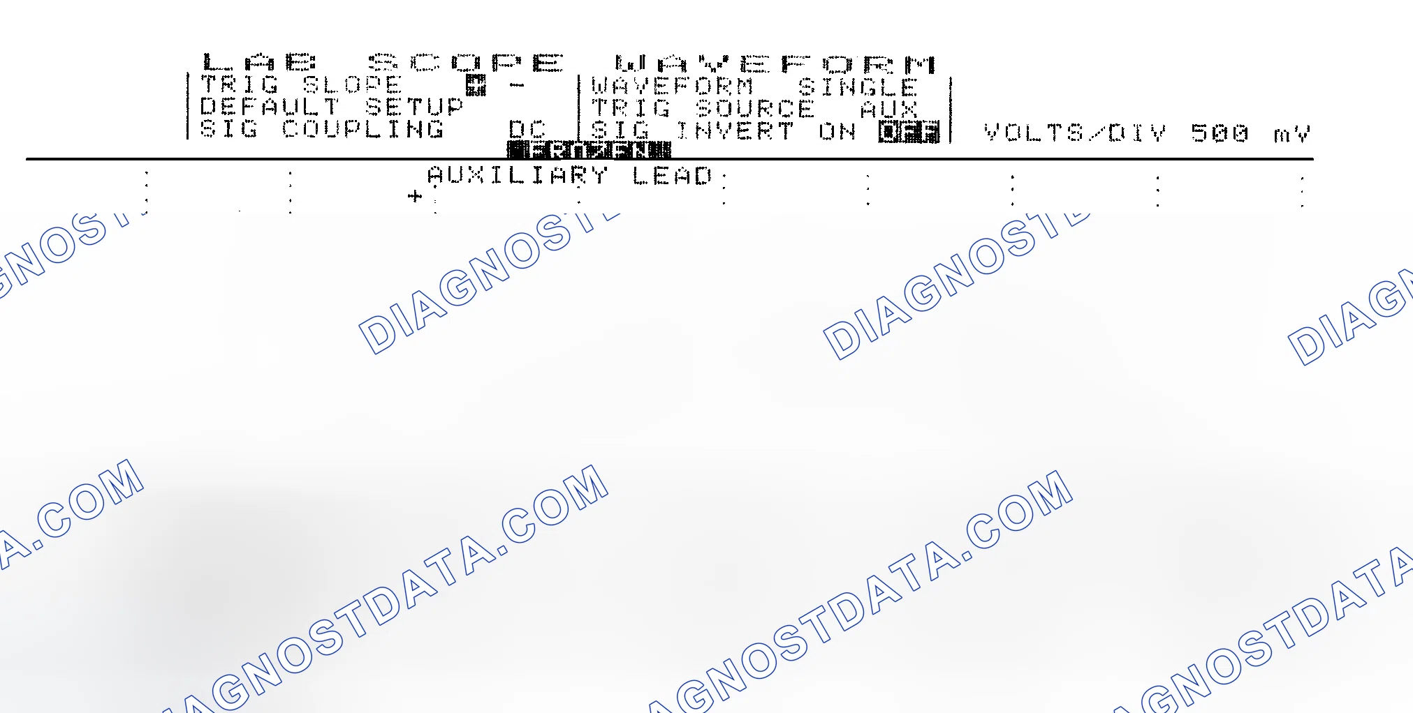 Scheme 14: Single Injector w/Excessive Current Flow - Current Pattern