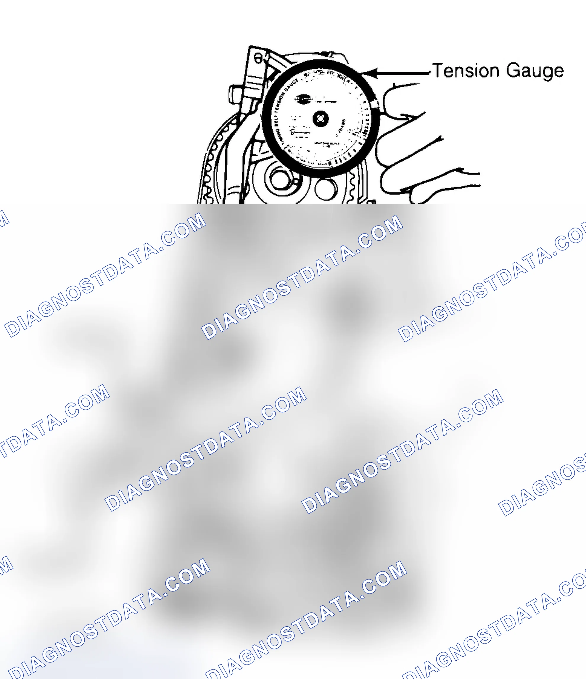 Scheme 28: Adjusting Typical Timing Belt Tension