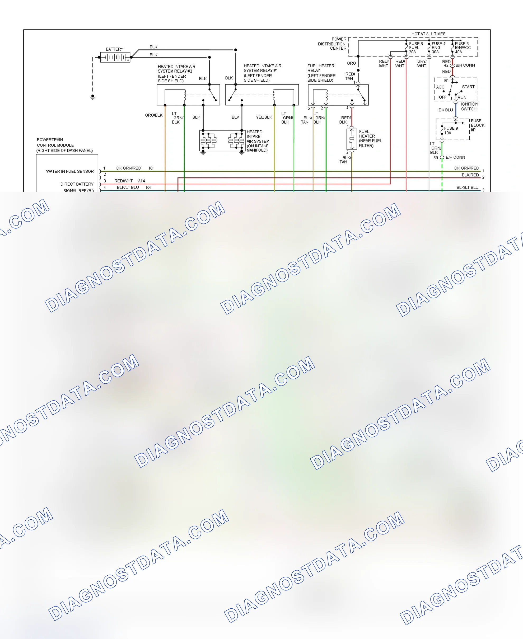 Scheme 141: Wiring Diagram (Ram Pickup - 5.9L Diesel - 1 Of 2)