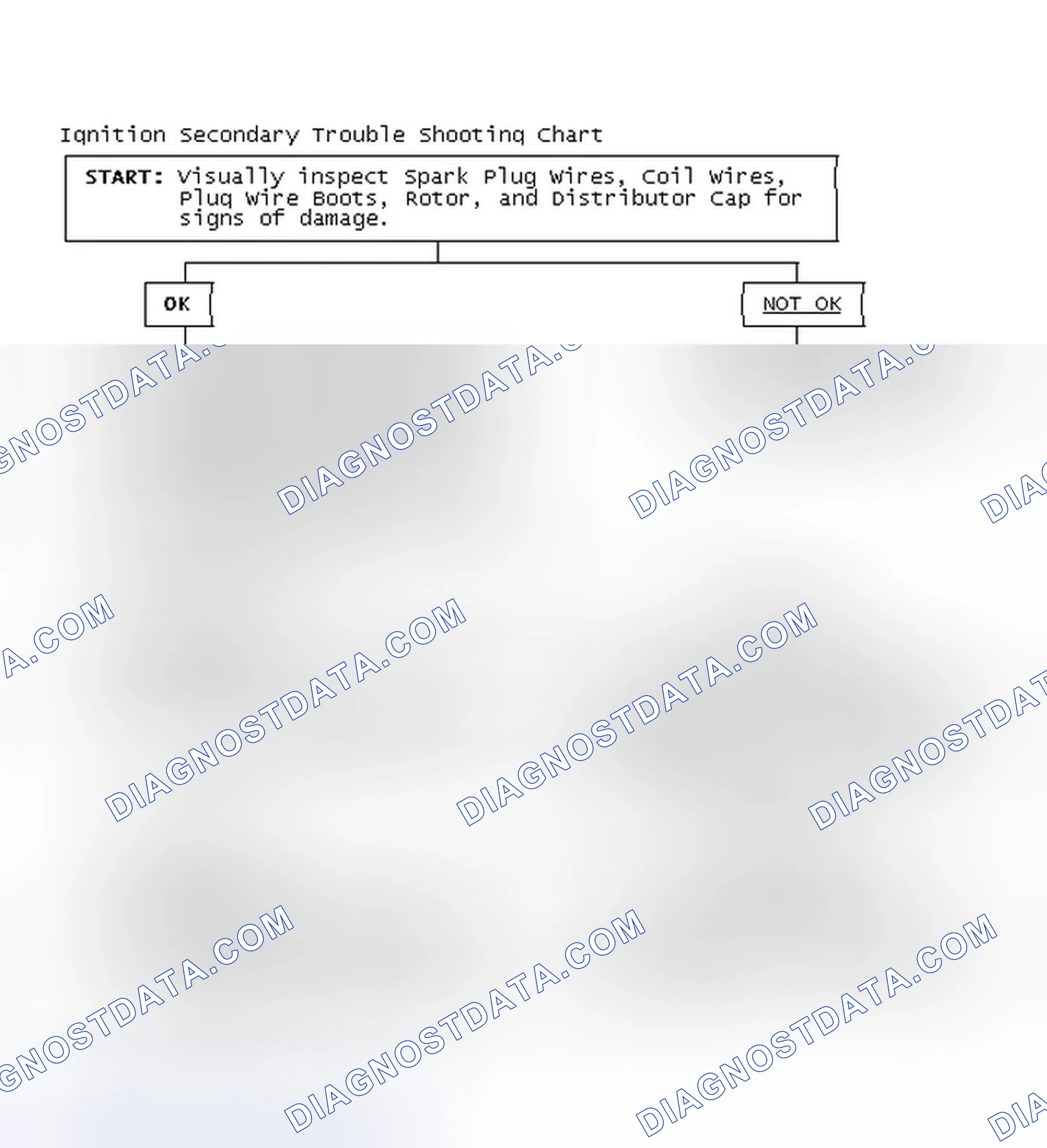 Scheme 1: Ignition Secondary Trouble Shooting Chart