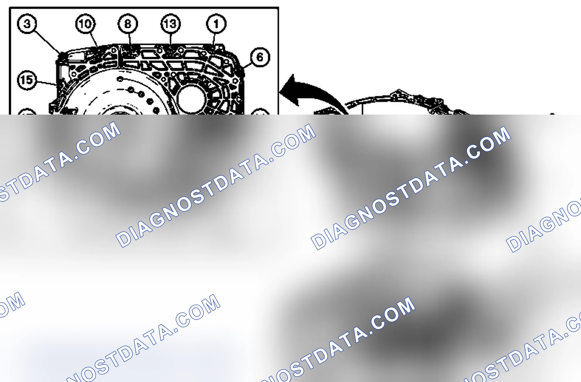 Scheme 193: Torque Converter and Differential Housing Installation