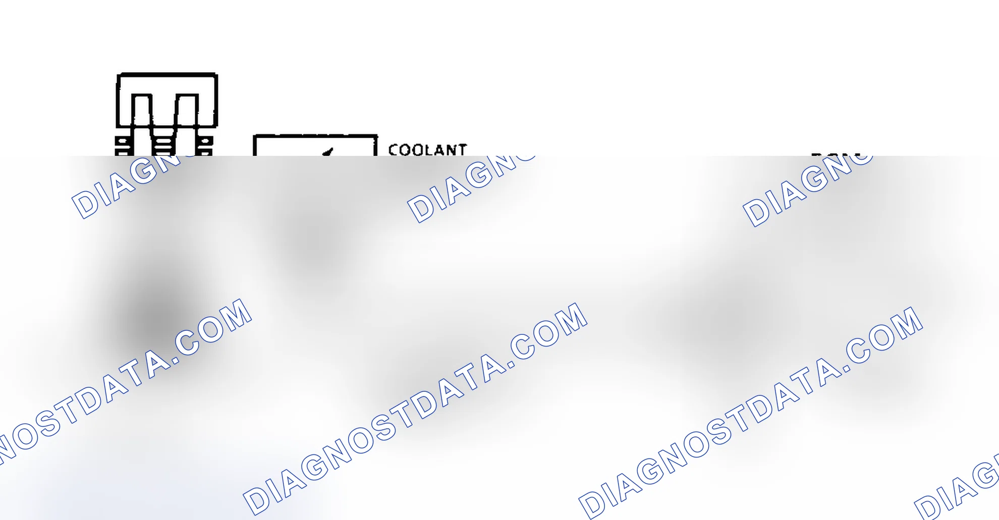 Scheme 241: Code 14 Schematic (7.4L) Coolant Sensor Signal Voltage Low