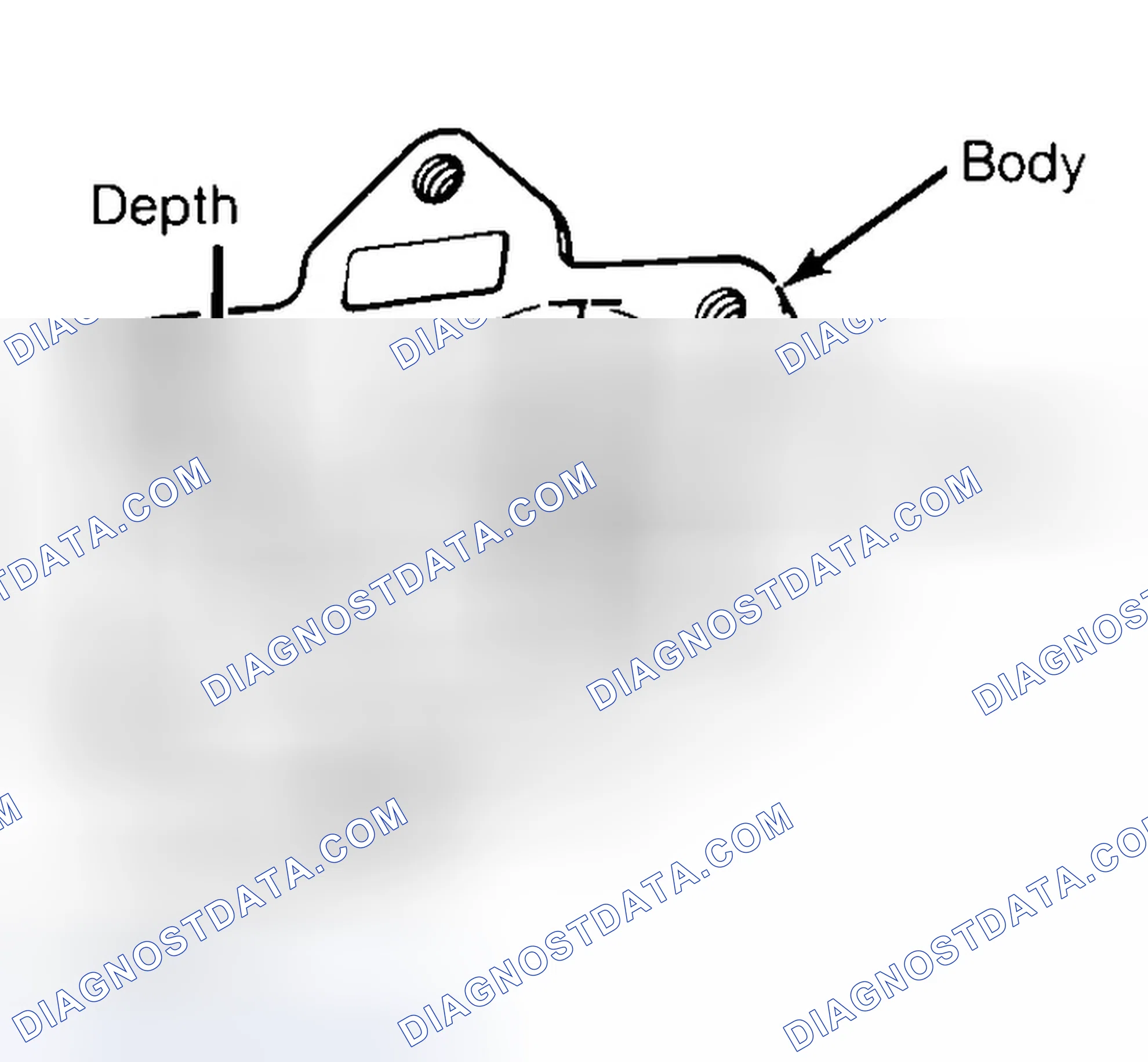 Scheme 35: Measuring Oil Pump Gear Cavity