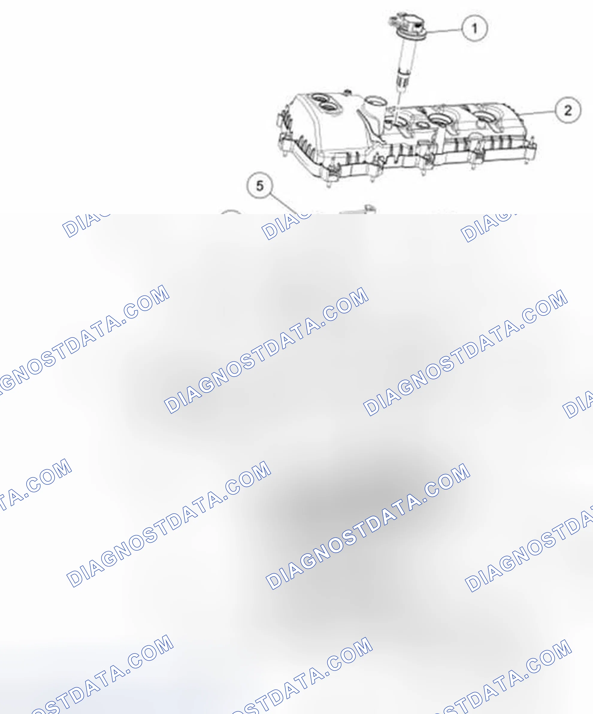 Scheme 589: Engine Upper - LH Cylinder Head