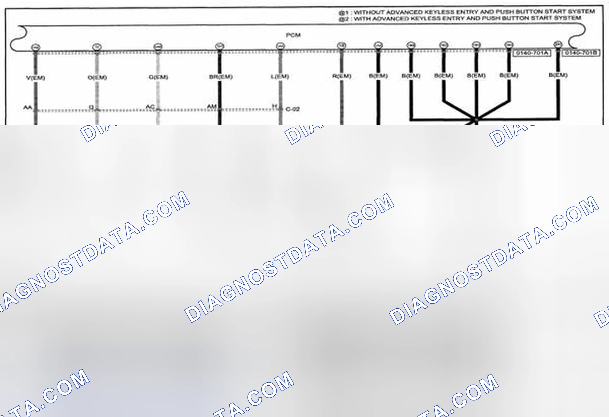 Scheme 156: Control System (MZR 2.3 DISI Turbo) Wiring Diagram - 0140-7i (1 Of 2)
