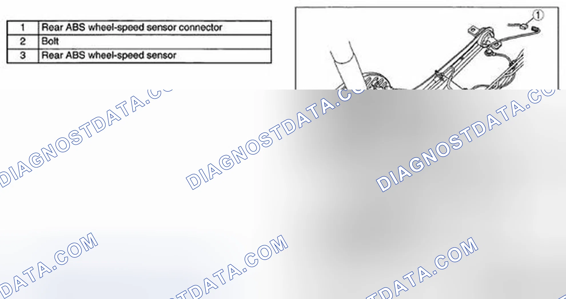 Scheme 19: REAR ABS WHEEL-SPEED SENSOR REMOVAL/INSTALLATION [2WD]