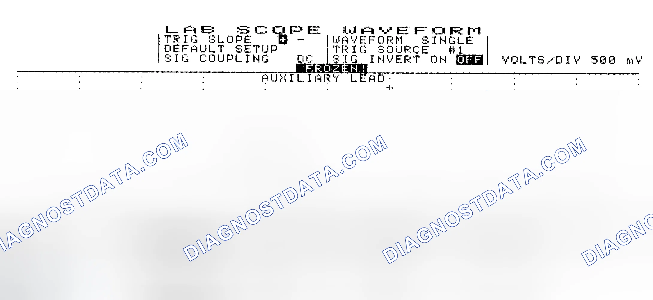 Scheme 10: Single Injector w/Excessive Current Flow - Current Pattern