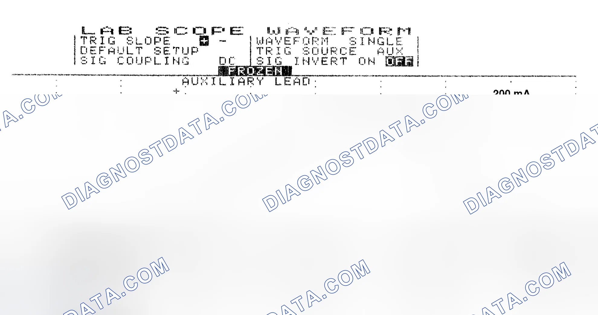 Scheme 13: Single Injector w/Normal Current Flow - Current Pattern