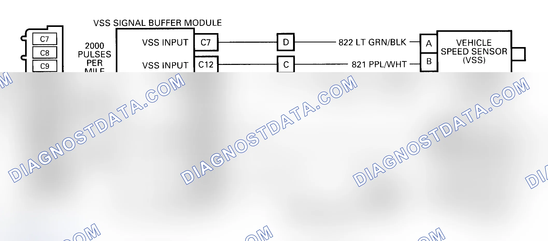 Scheme 26: DTC 24 Schematic (4L60-E) VSS Circuit Low (Transmission Output Speed Signal)
