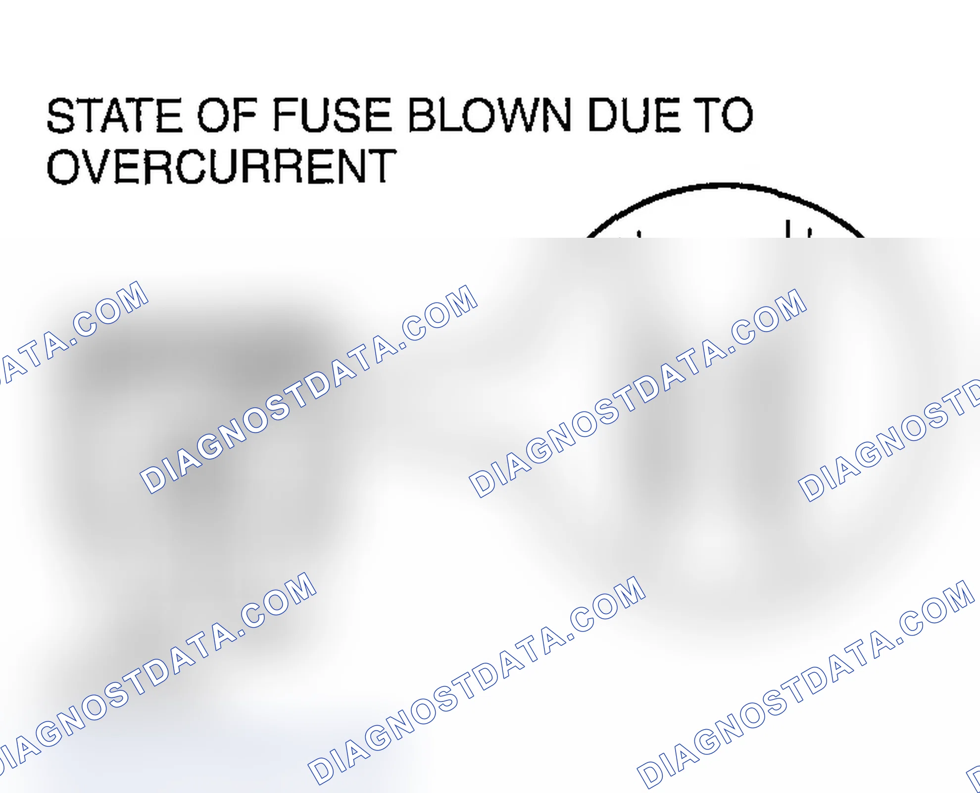 Scheme 223: CAUTIONS IN EVENT OF BLOWN FUSE