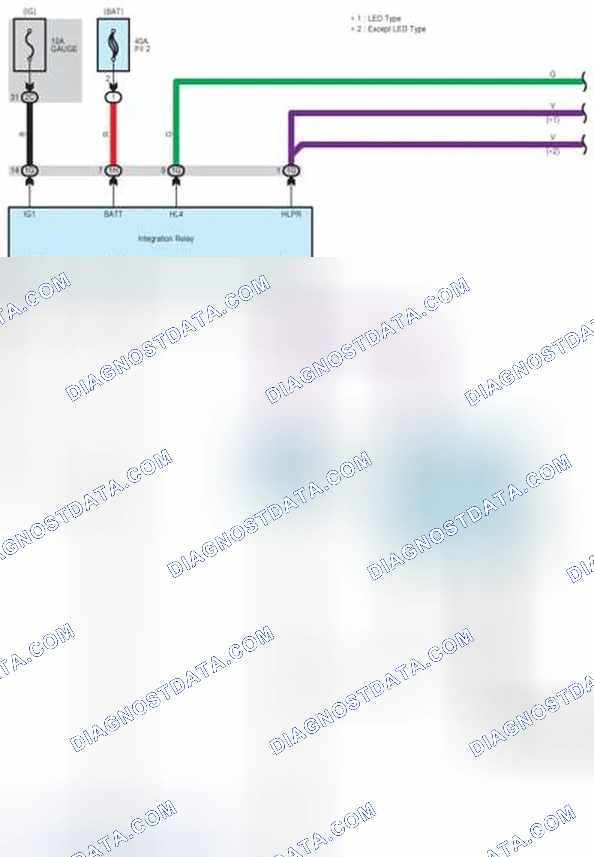 Scheme 325: Headlight System Wiring Diagram (1 Of 7)
