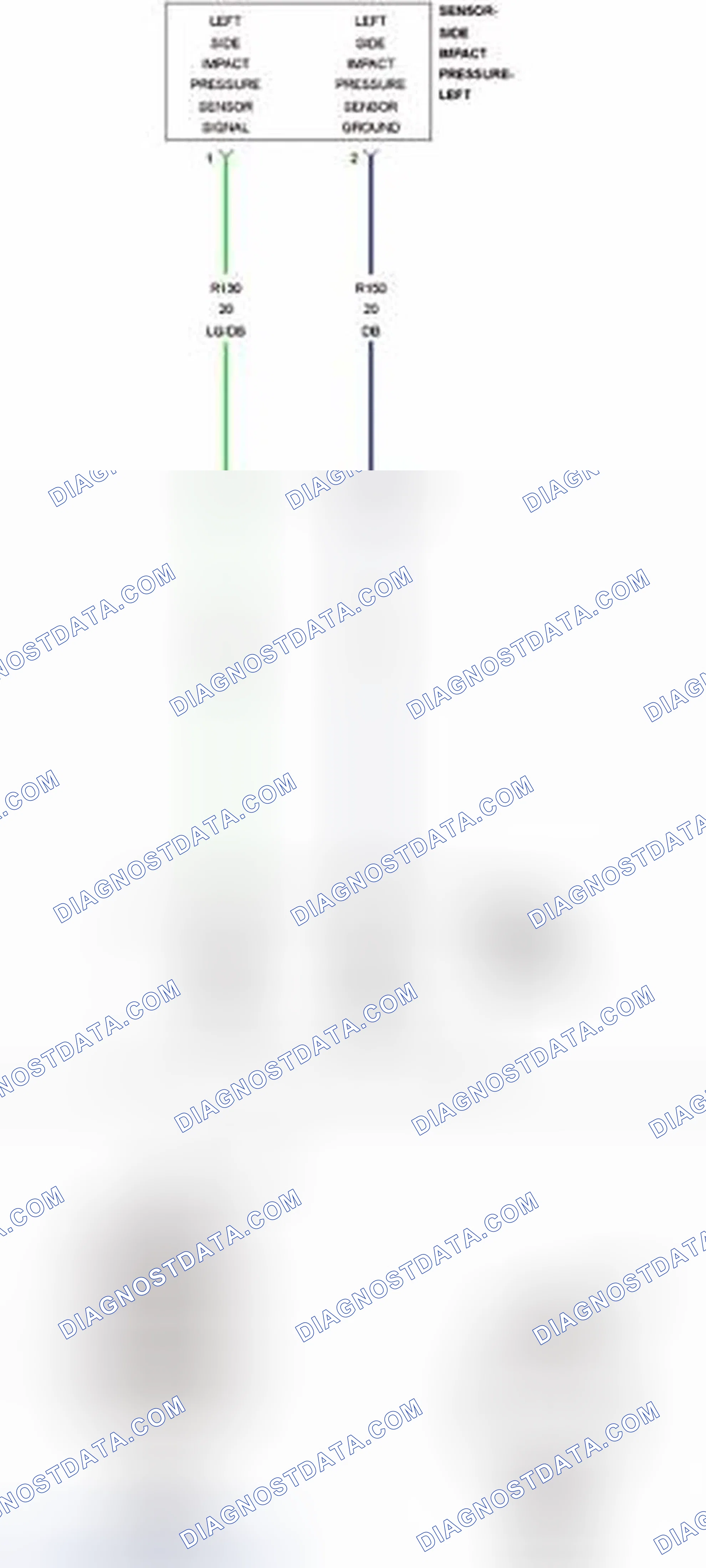 Scheme 78: B009A-49-LEFT SIDE SATELLITE SENSOR 4 - INTERNAL ELECTRONIC FAILURE