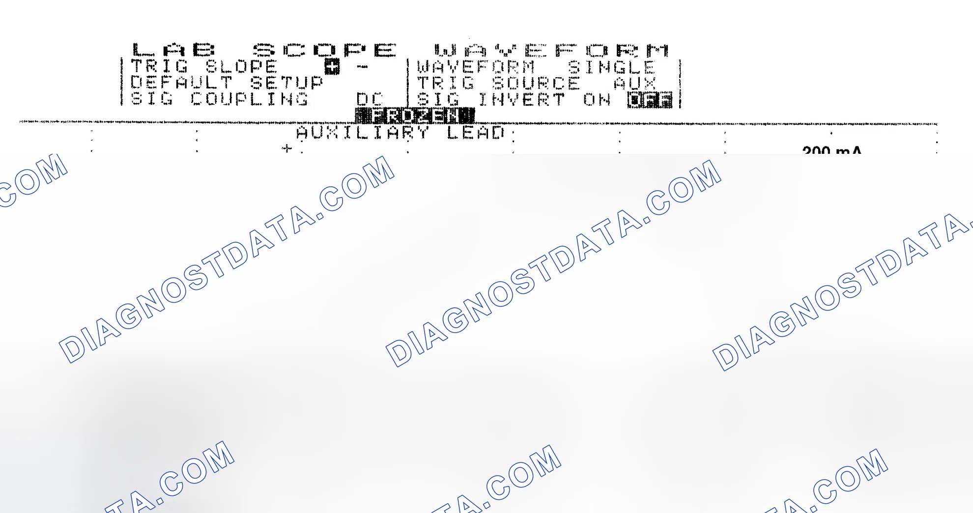 Scheme 13: Single Injector w/Normal Current Flow - Current Pattern