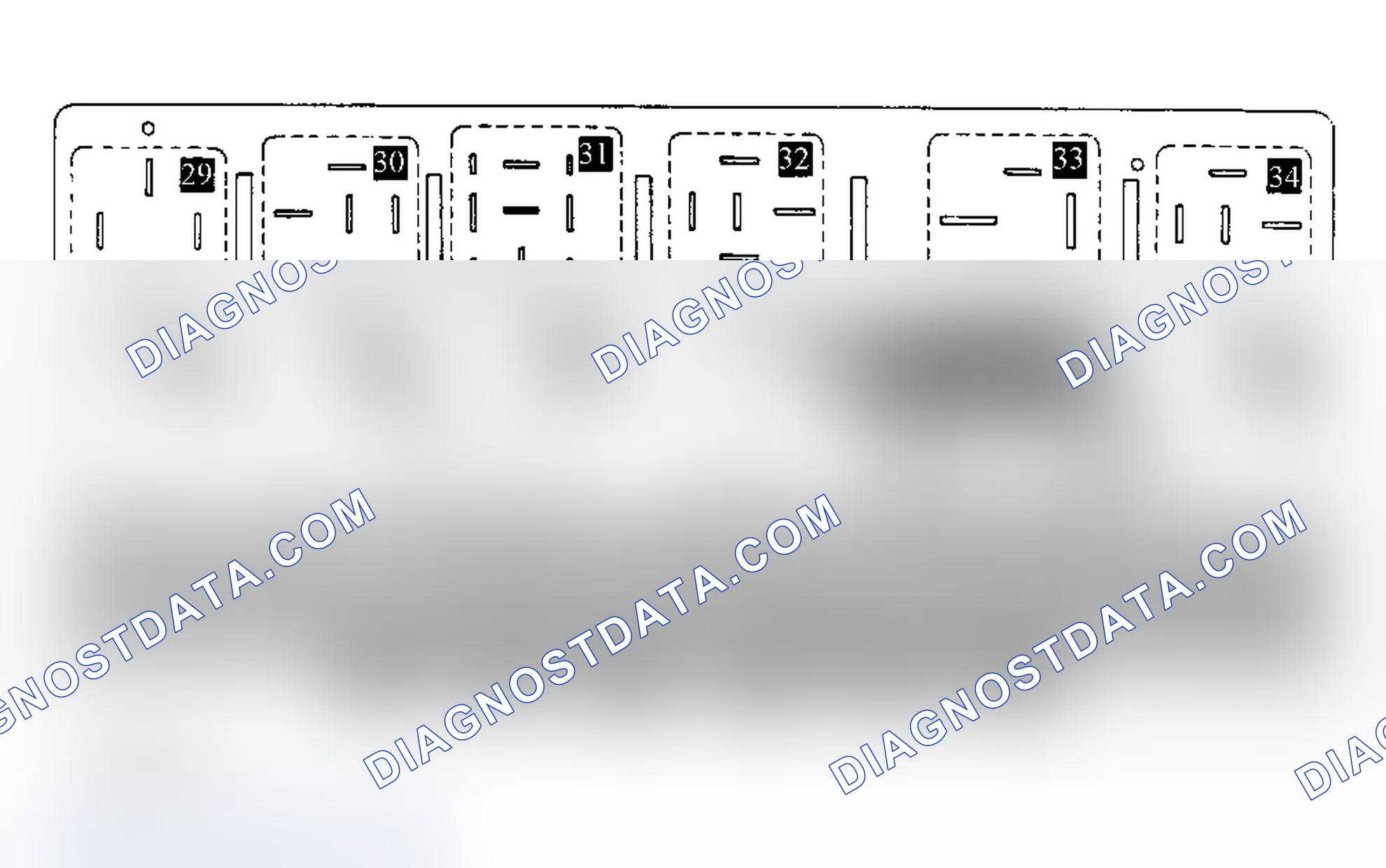 Scheme 7: FUSE PANEL ID (1987-88 5000CS TURBO & TURBO QUATTRO)