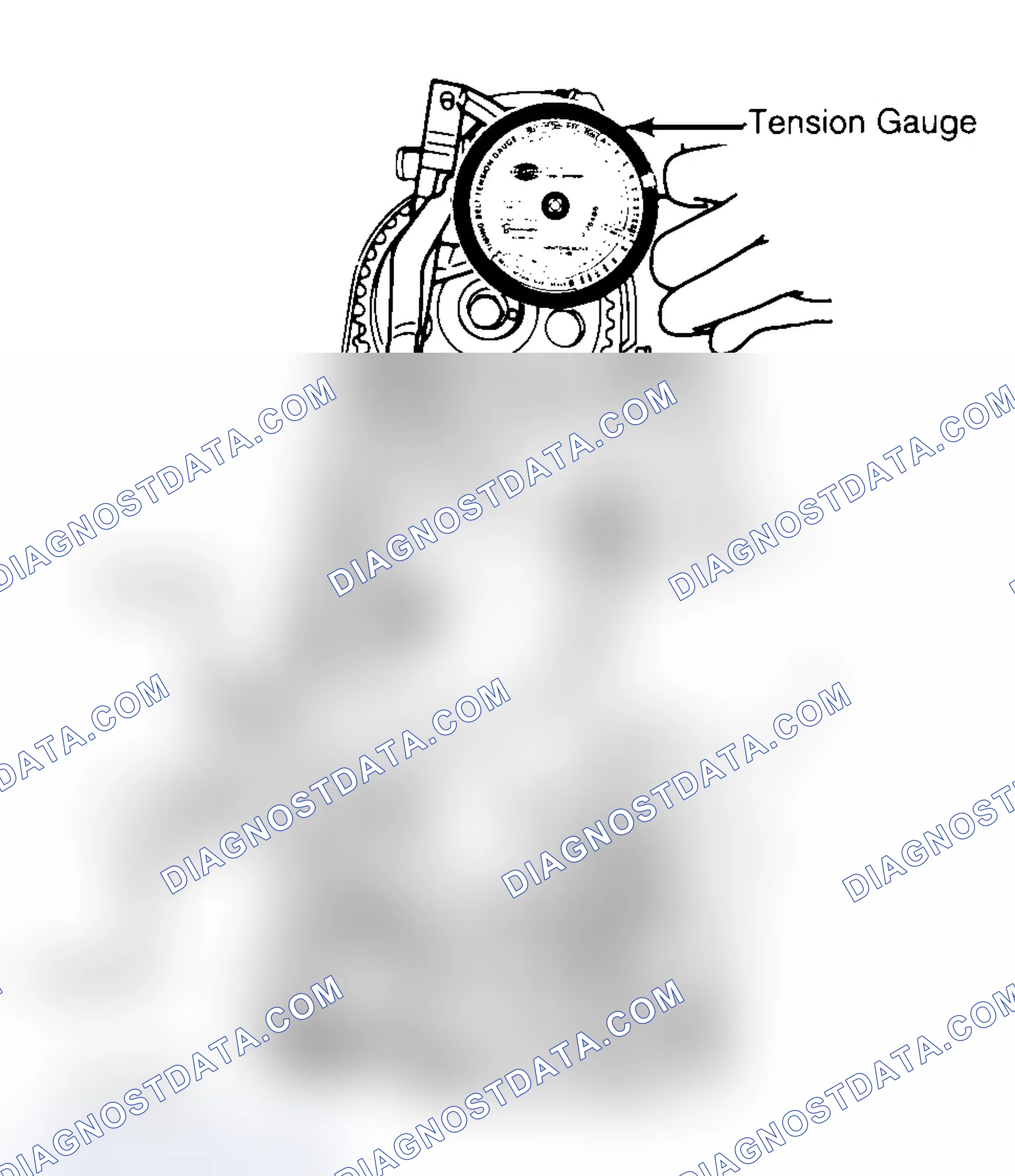 Scheme 28: Adjusting Typical Timing Belt Tension