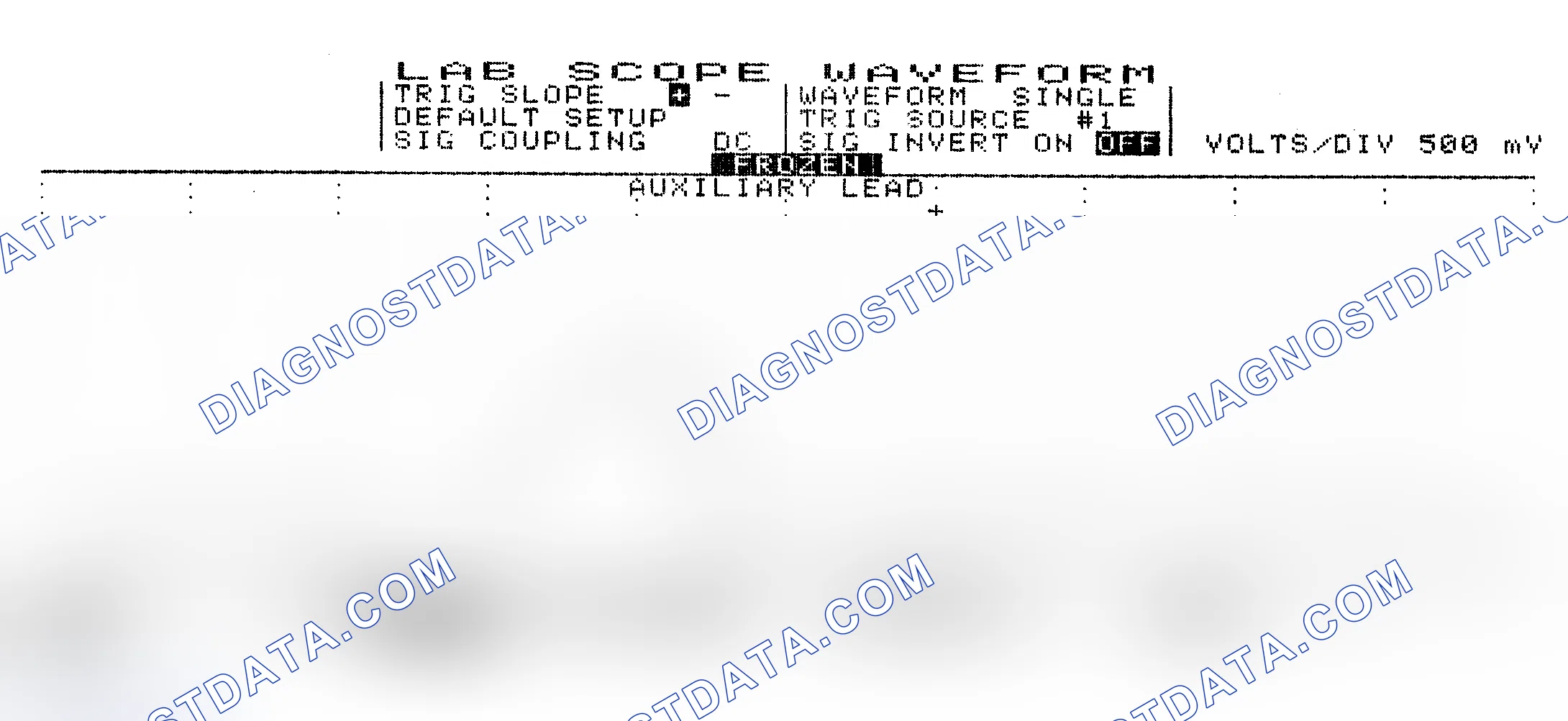 Scheme 10: Single Injector w/Excessive Current Flow - Current Pattern