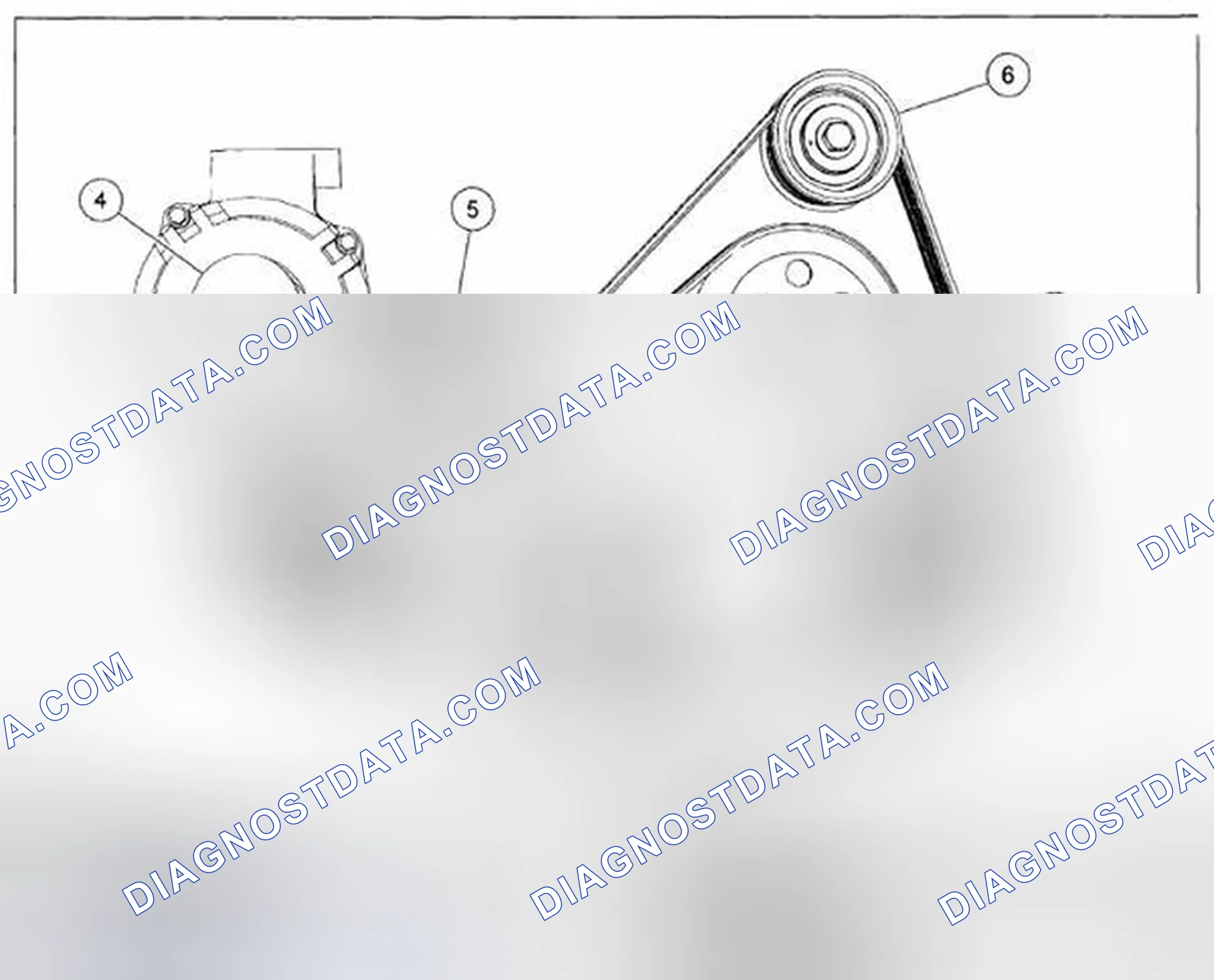 Scheme 322: Accessory Drive Belt Routing