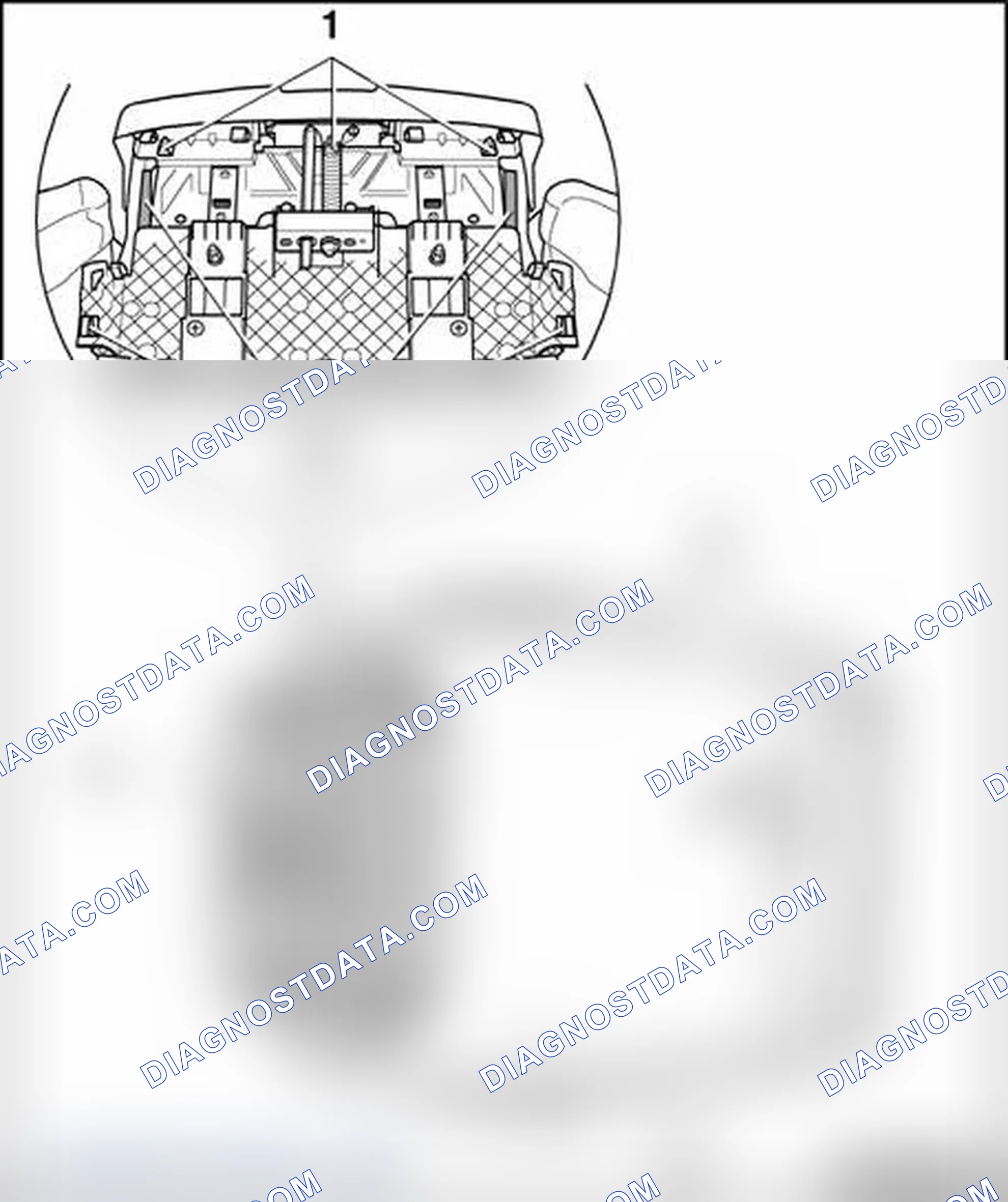 Scheme 264: Detaching seat cushion extension from cover and padding