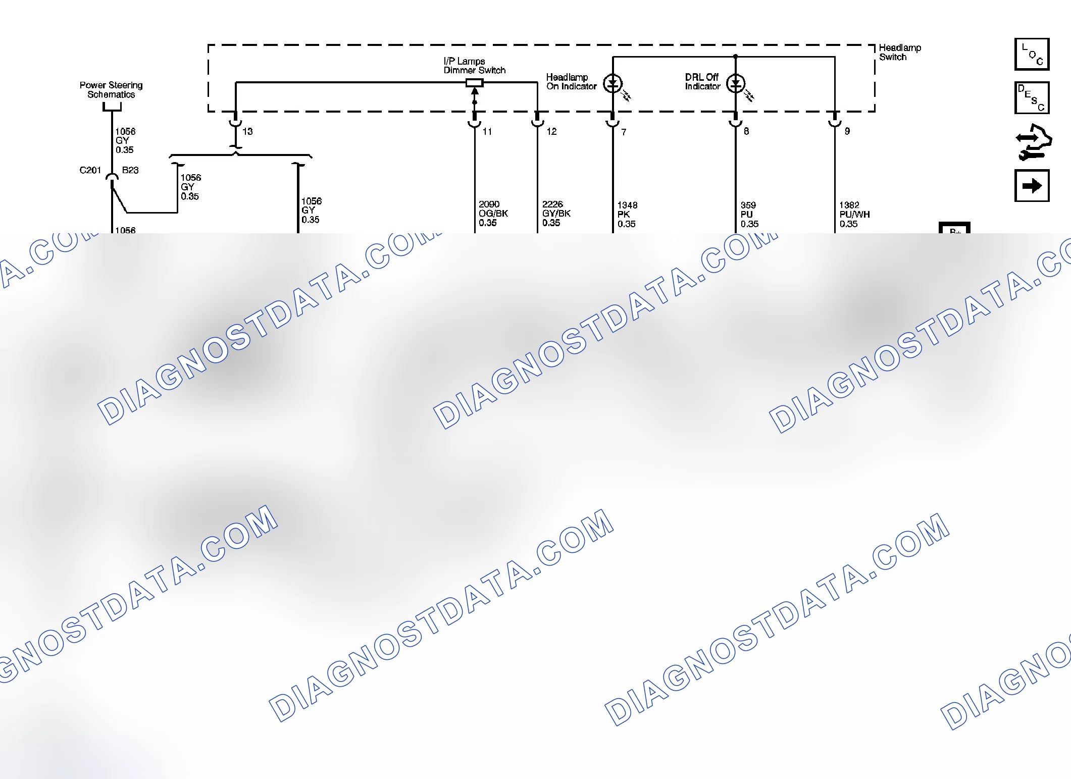 Scheme 27: Interior Lights Dimming Schematics