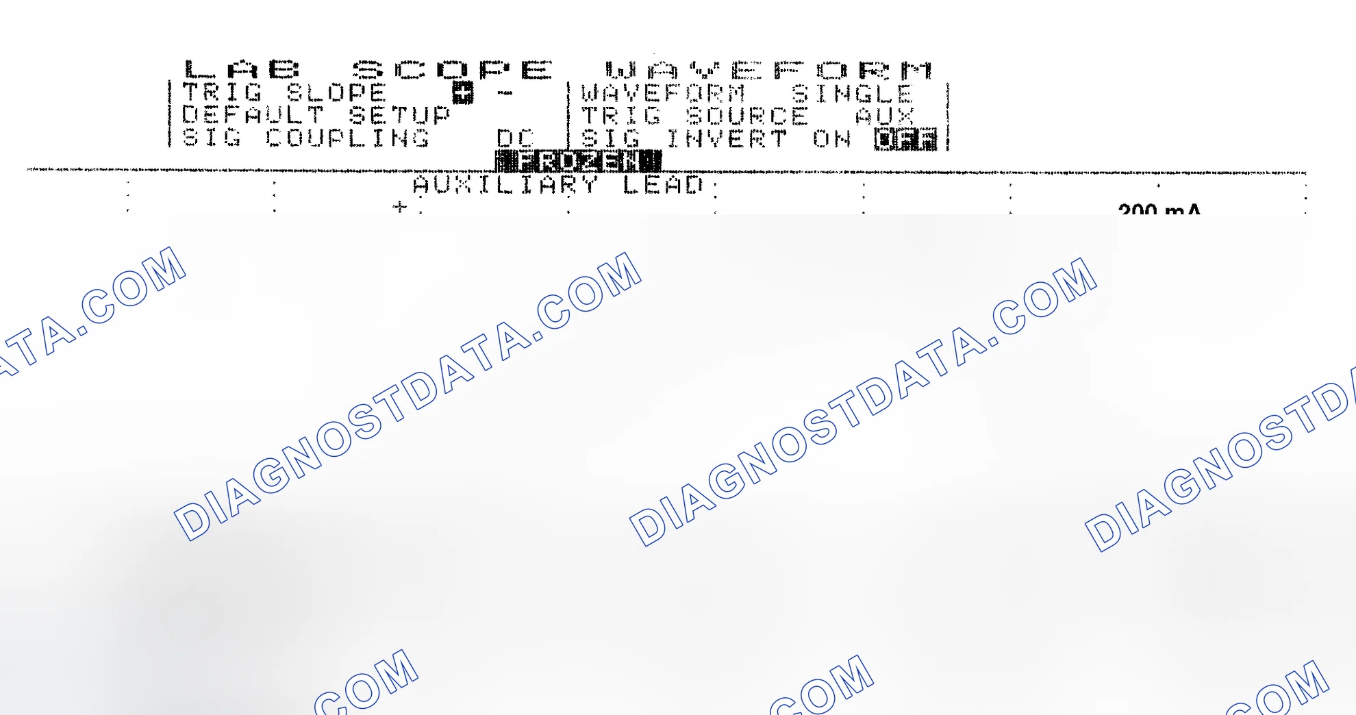 Scheme 13: Single Injector w/Normal Current Flow - Current Pattern