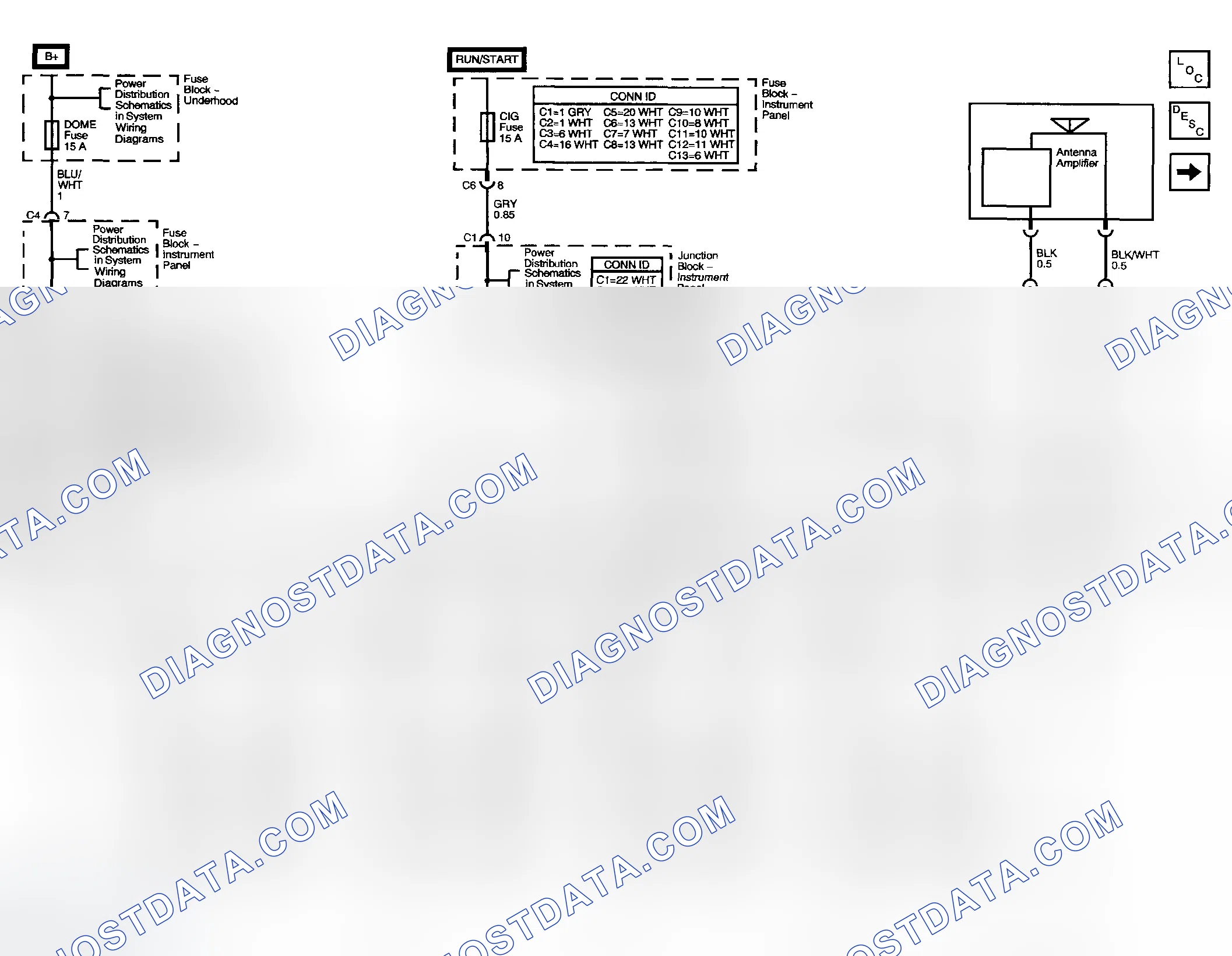 Scheme 1: Radio/Audio System Schematics (Radio-U1P and UC6)