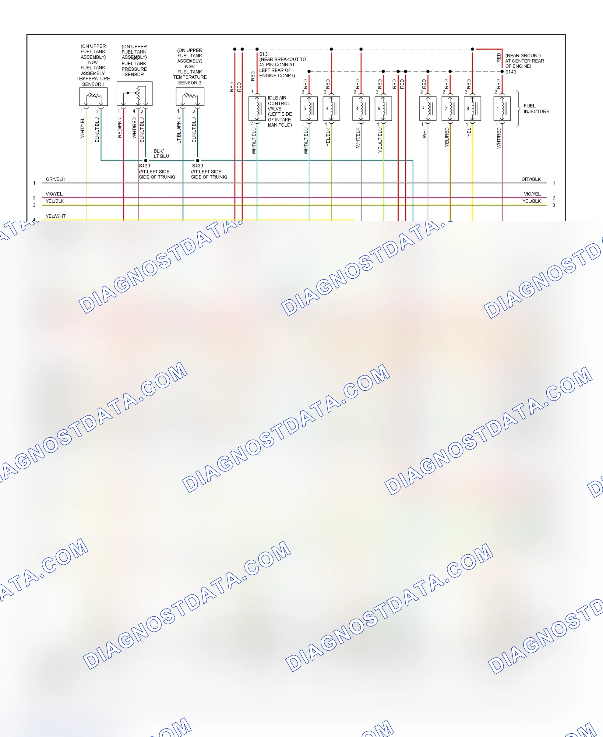 Scheme 18: PCM Wiring Diagram (Crown Victoria - 4.6L CNG - 4 Of 5)