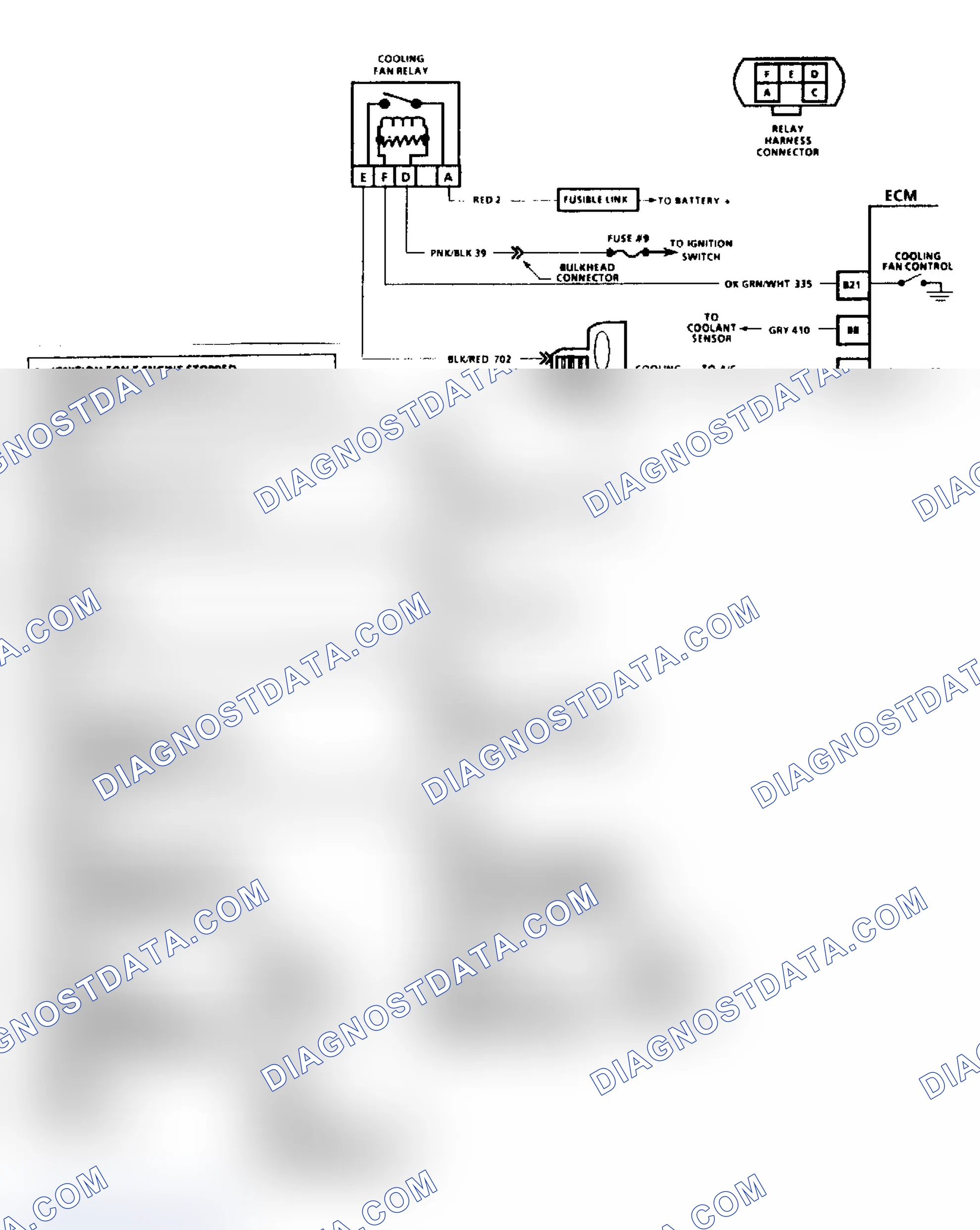 Fig. 1: Engine Cooling Fan 2.0L - VIN 1