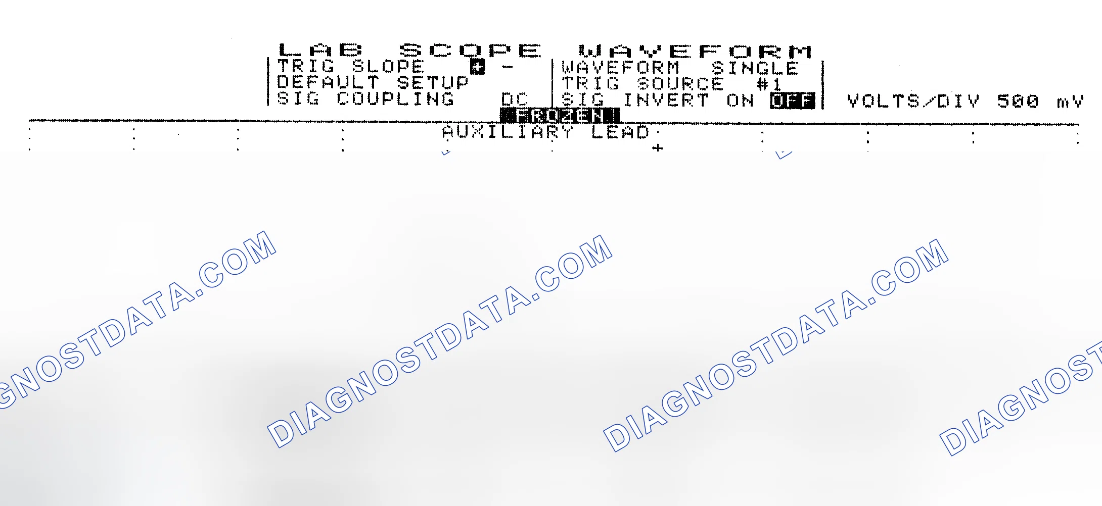 Scheme 10: Single Injector w/Excessive Current Flow - Current Pattern