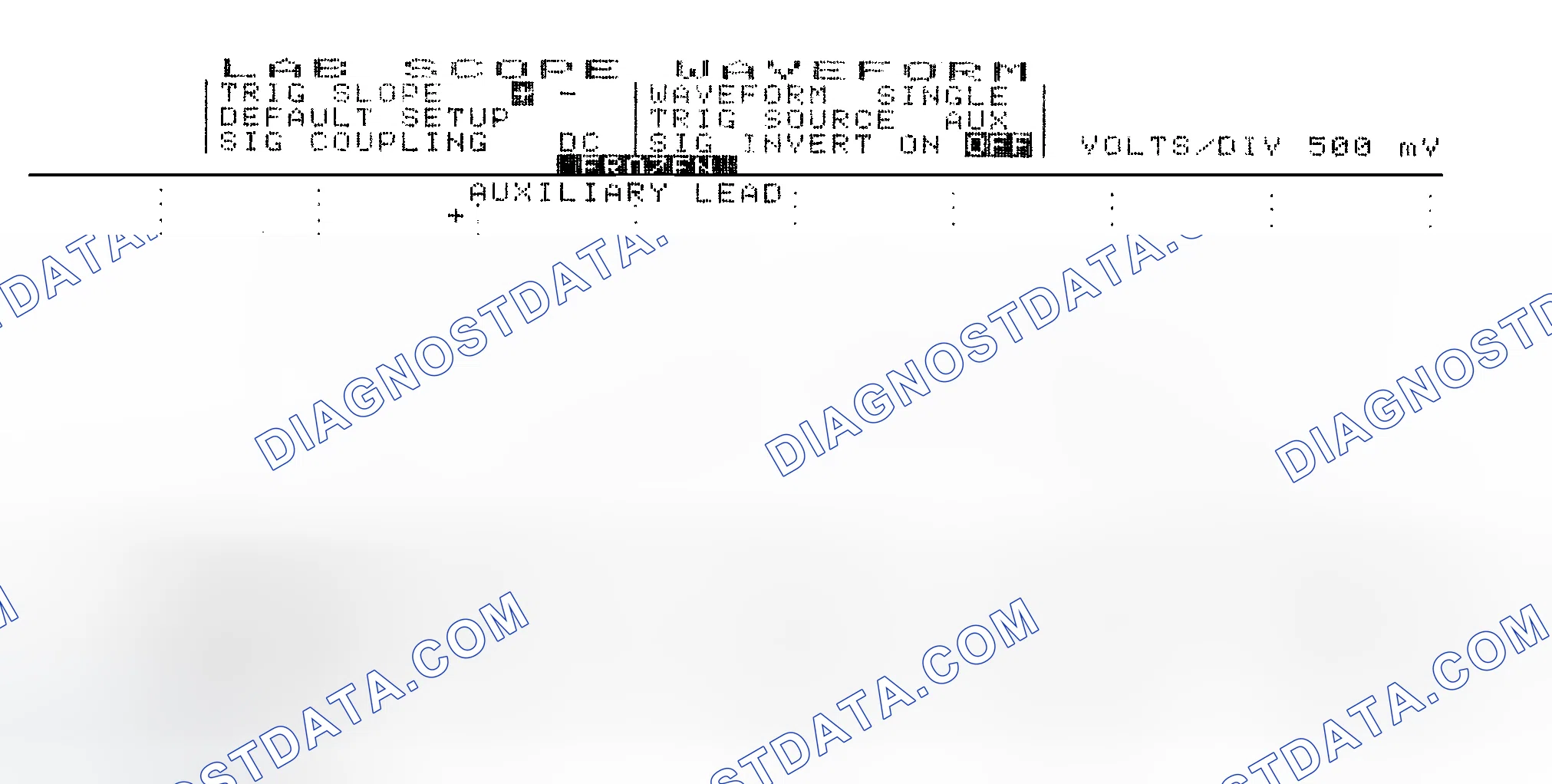 Scheme 14: Single Injector w/Excessive Current Flow - Current Pattern