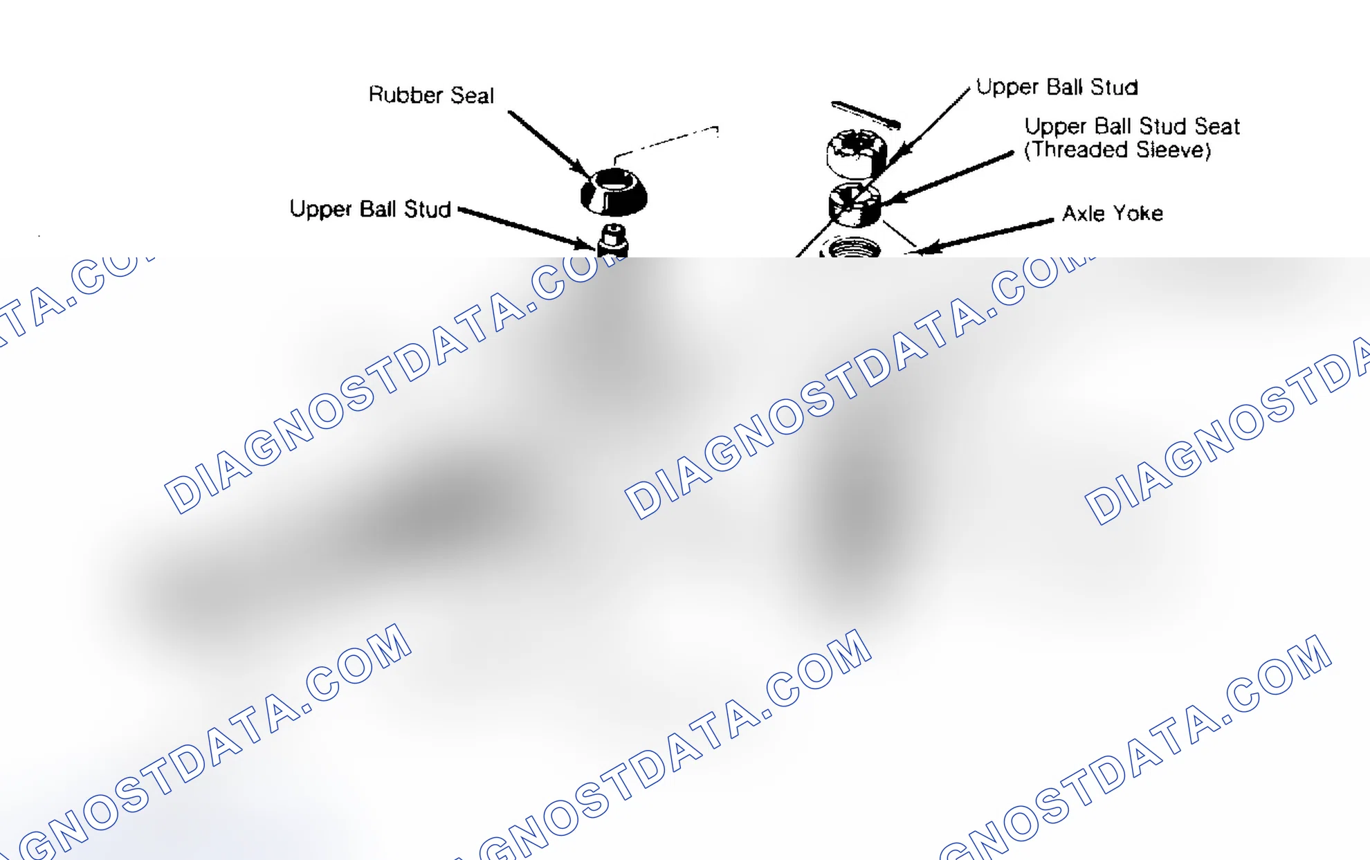 Scheme 1: Exploded View Of Ball Joint Type Steering Knuckle Assembly