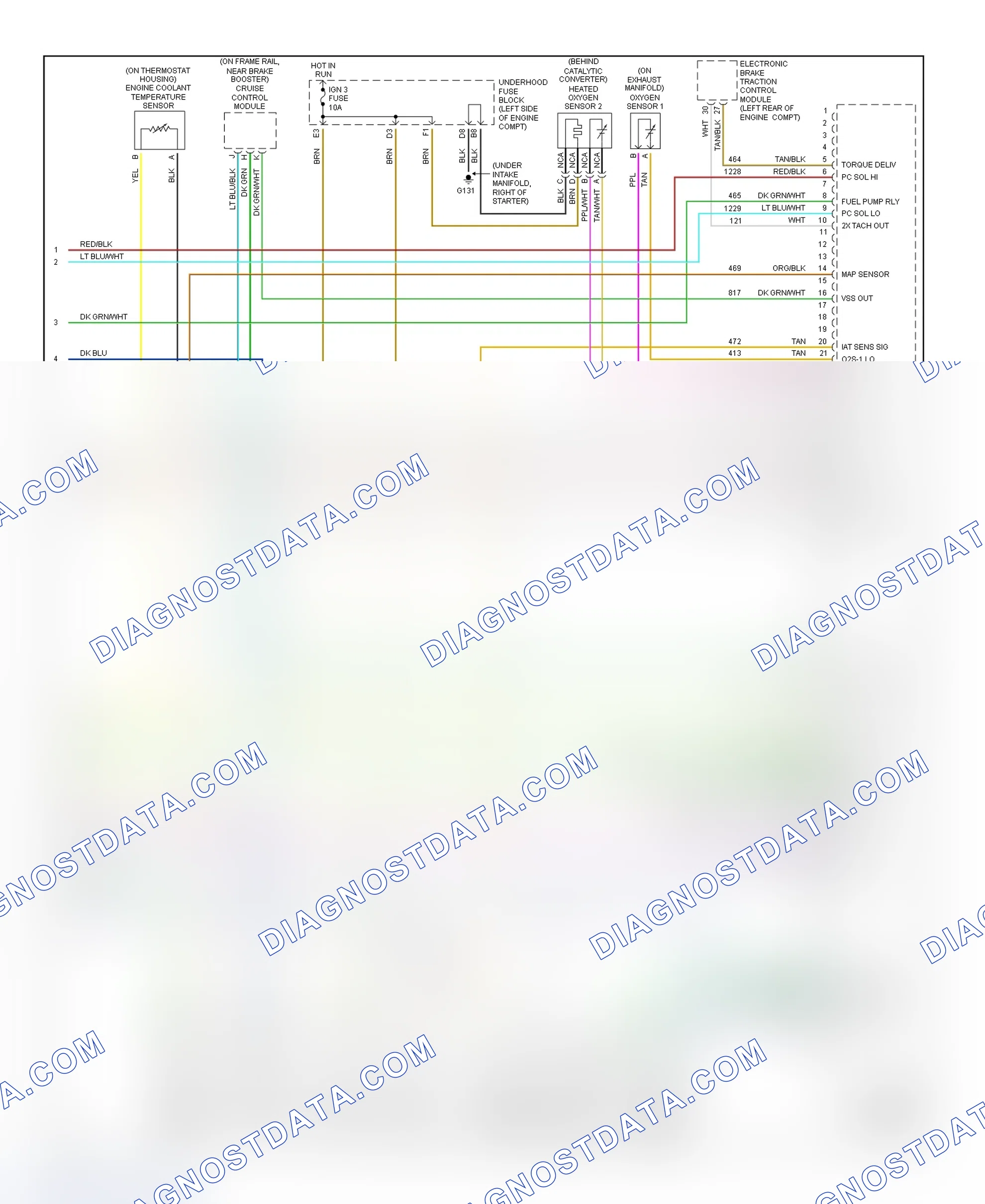 Scheme 162: PCM Wiring Diagram (Saturn LS, LS1 & LW1 - 2.2L - 4 Of 4)