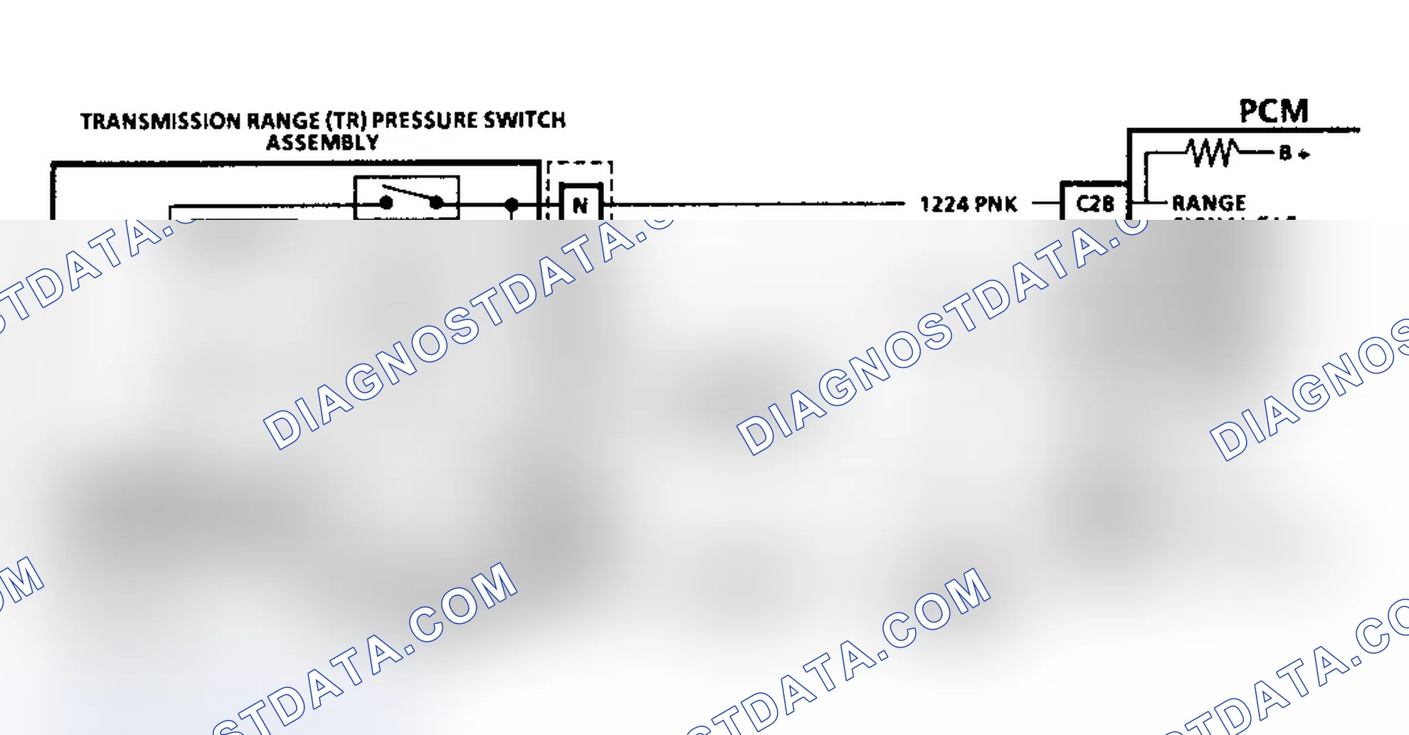 Scheme 46: Code 28, Circuit Diagram (5.7L Y Body) Courtesy of General Motors Corp.