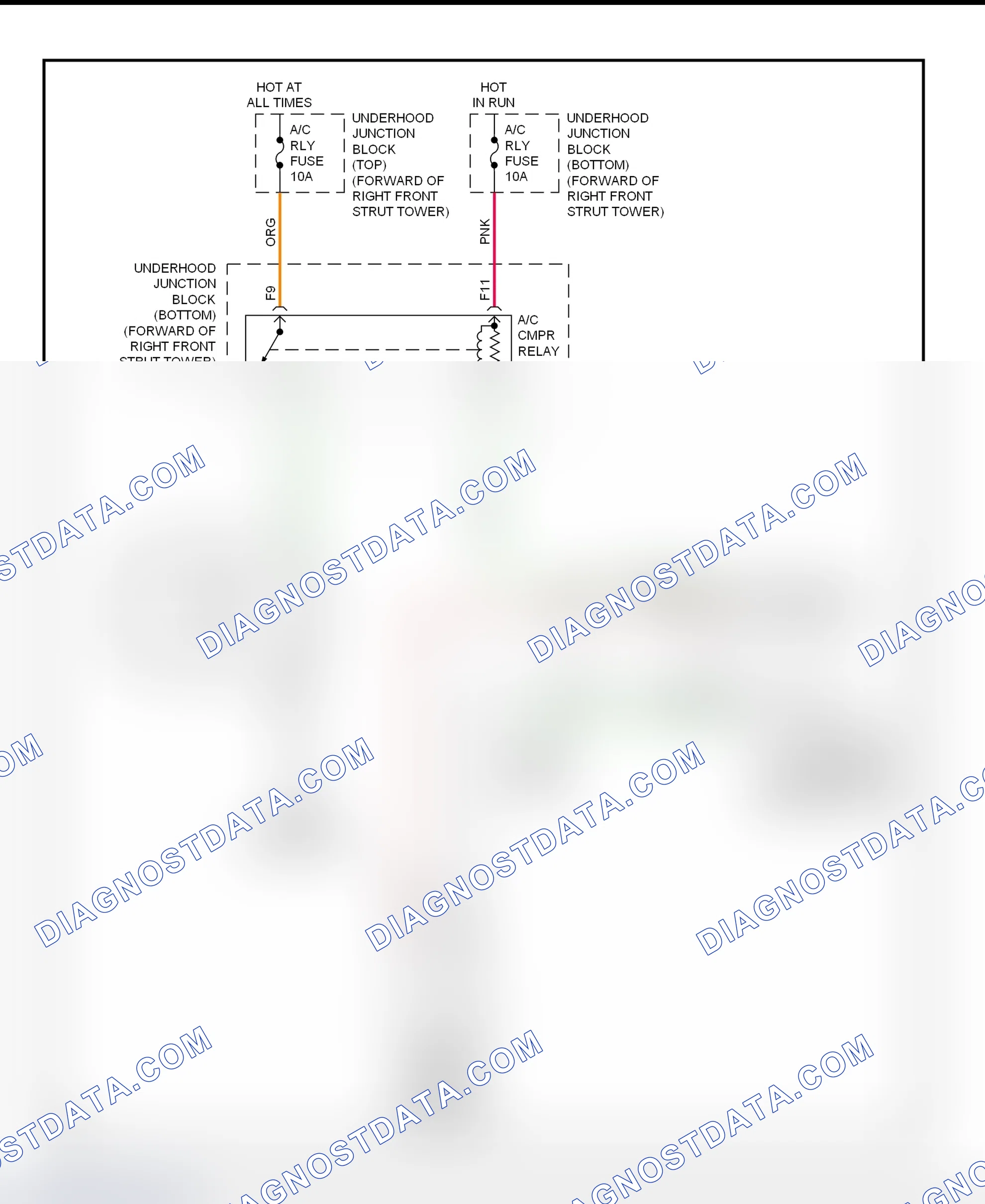 Scheme 30: A/C Compressor Clutch Control Circuit Wiring Diagram (2001 Impala & Monte Carlo)