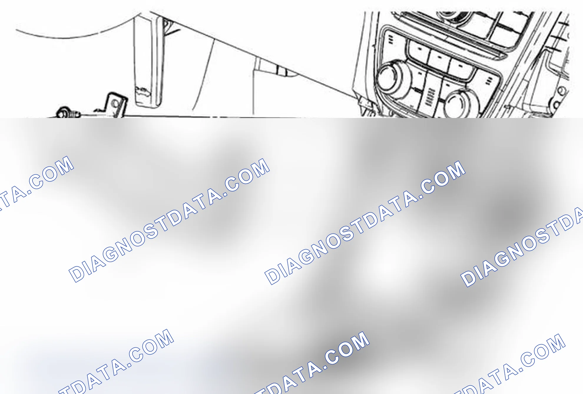 Scheme 97: Instrument Panel Lower Center Trim Plate Applique Replacement (Encore)