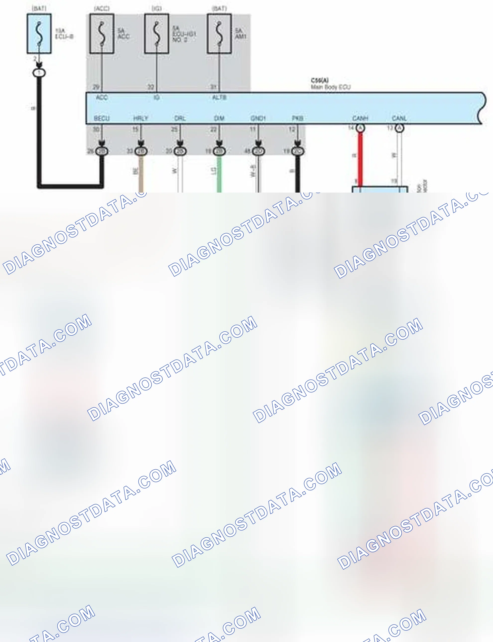 Scheme 41: Headlight (W/ Daytime Running Light) - Circuit Diagram (2 Of 3)