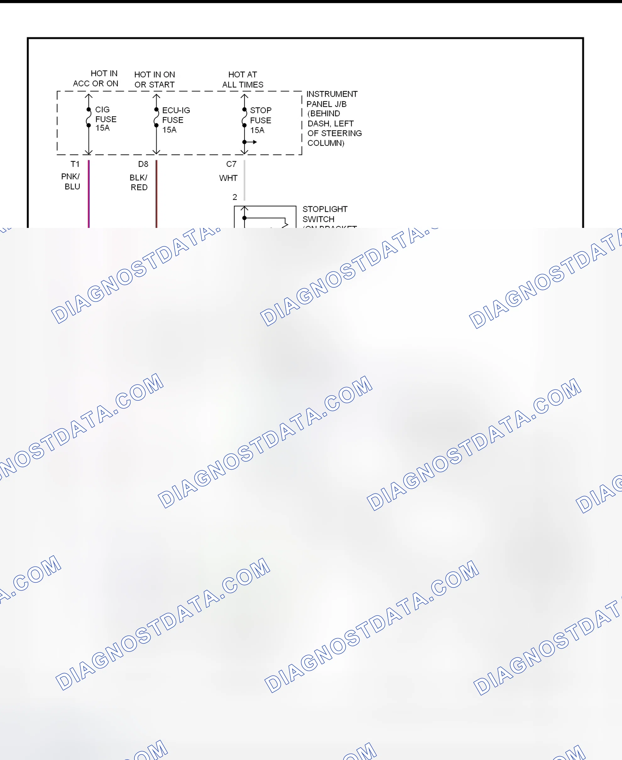 Scheme 120: Shift Lock System Wiring Diagram (Toyota Camry Solara)