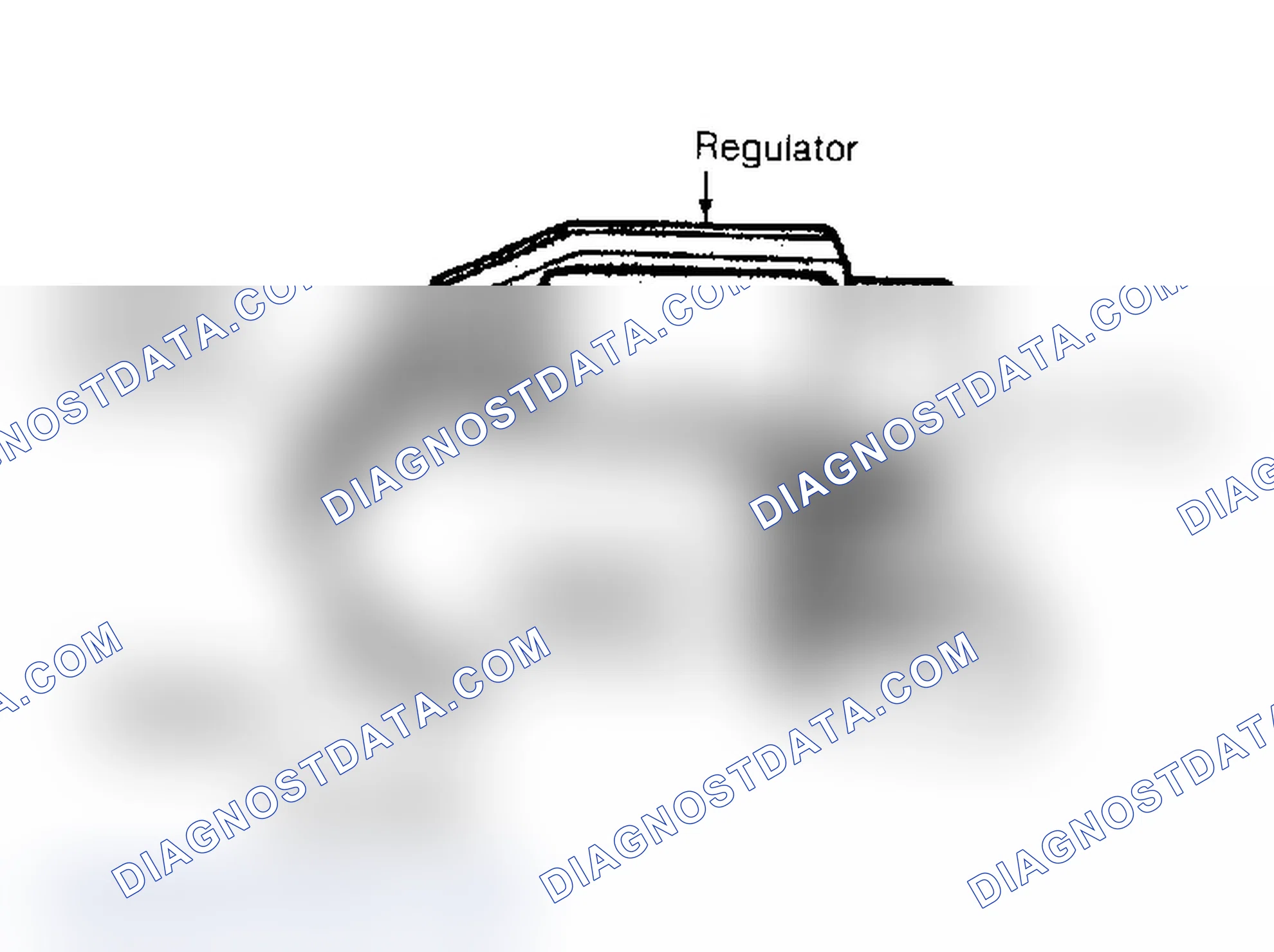 Scheme 8: Identifying Brush Holder, Regulator & Regulator Connector Assembly Connections (Model CS144)
