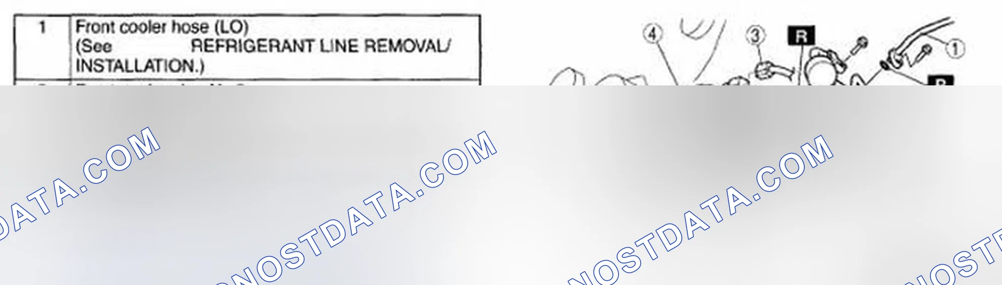 Scheme 127: A/C COMPRESSOR REMOVAL/INSTALLATION