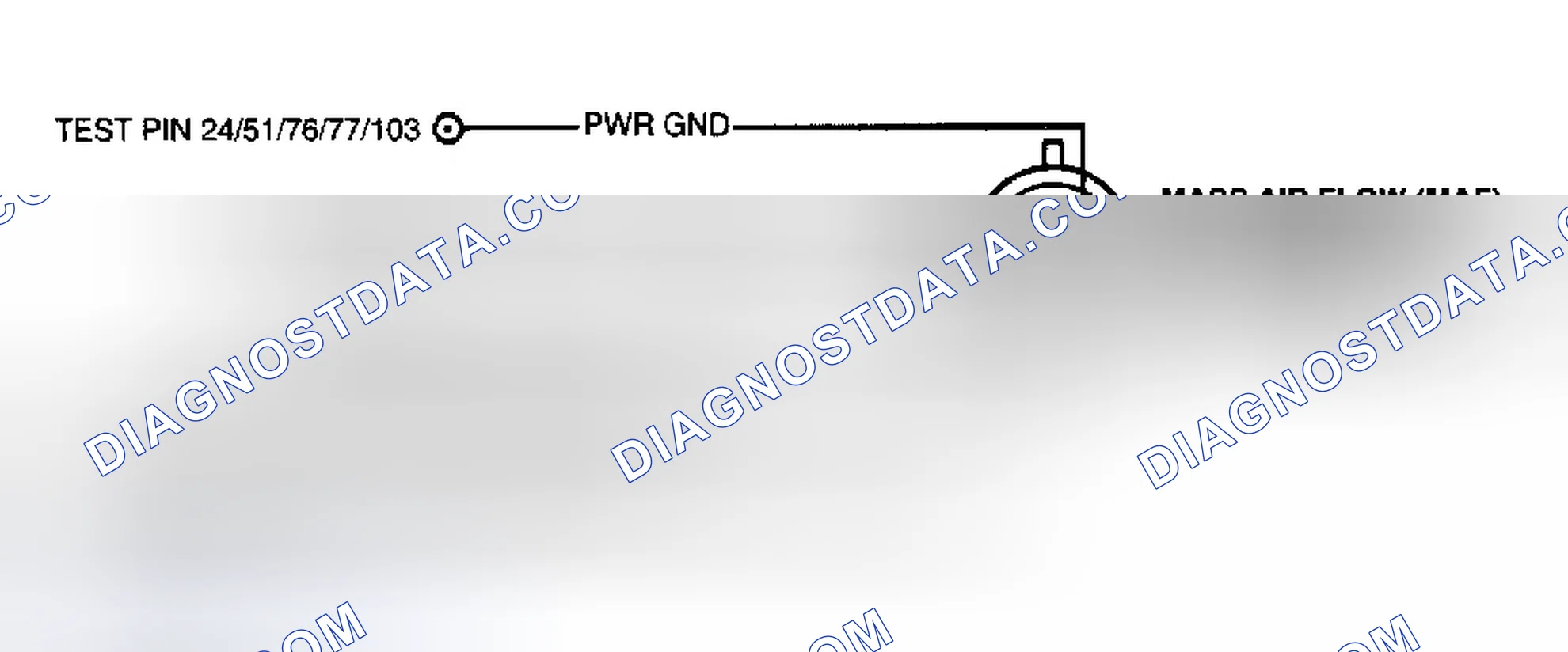 Scheme 109: MAF Sensor Extension Circuits & Connector Terminals