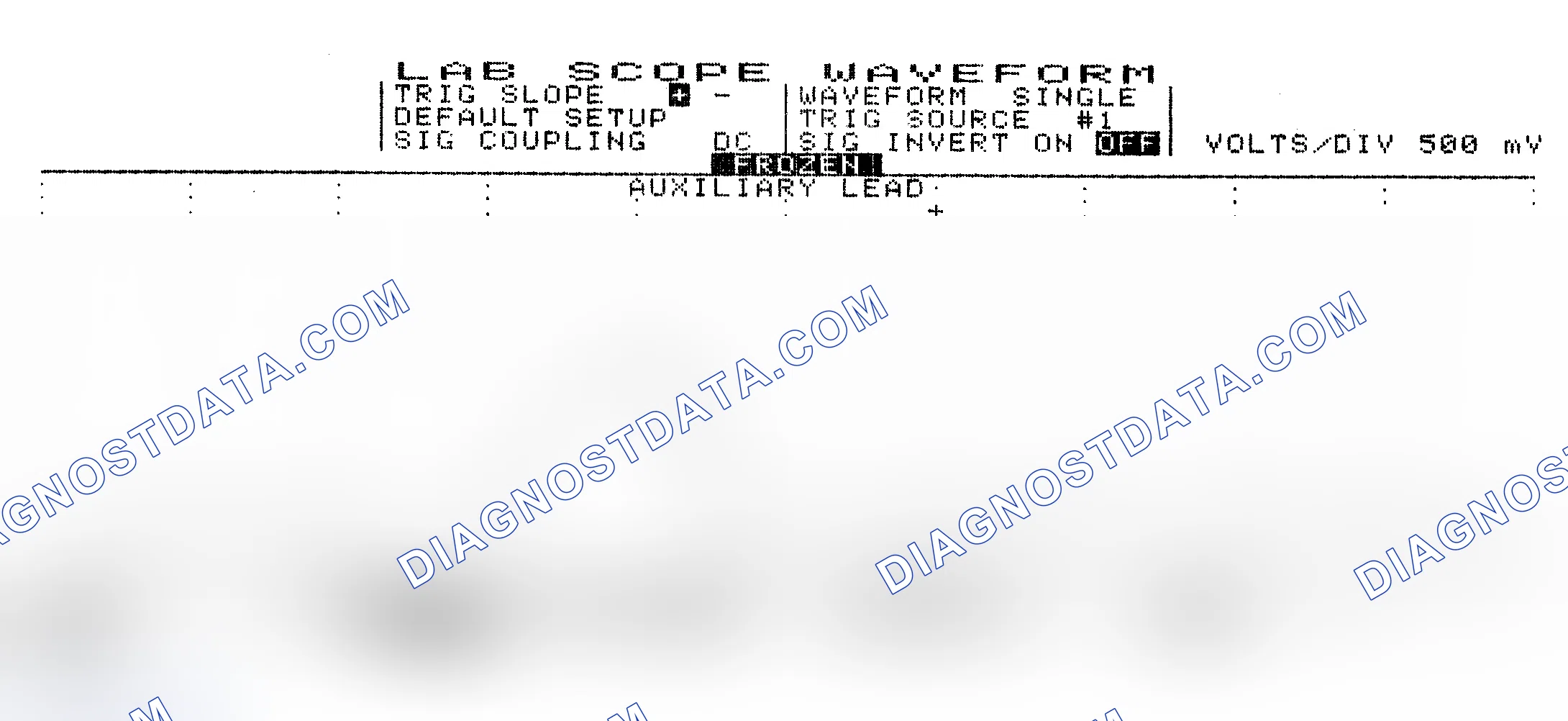 Scheme 10: Single Injector w/Excessive Current Flow - Current Pattern