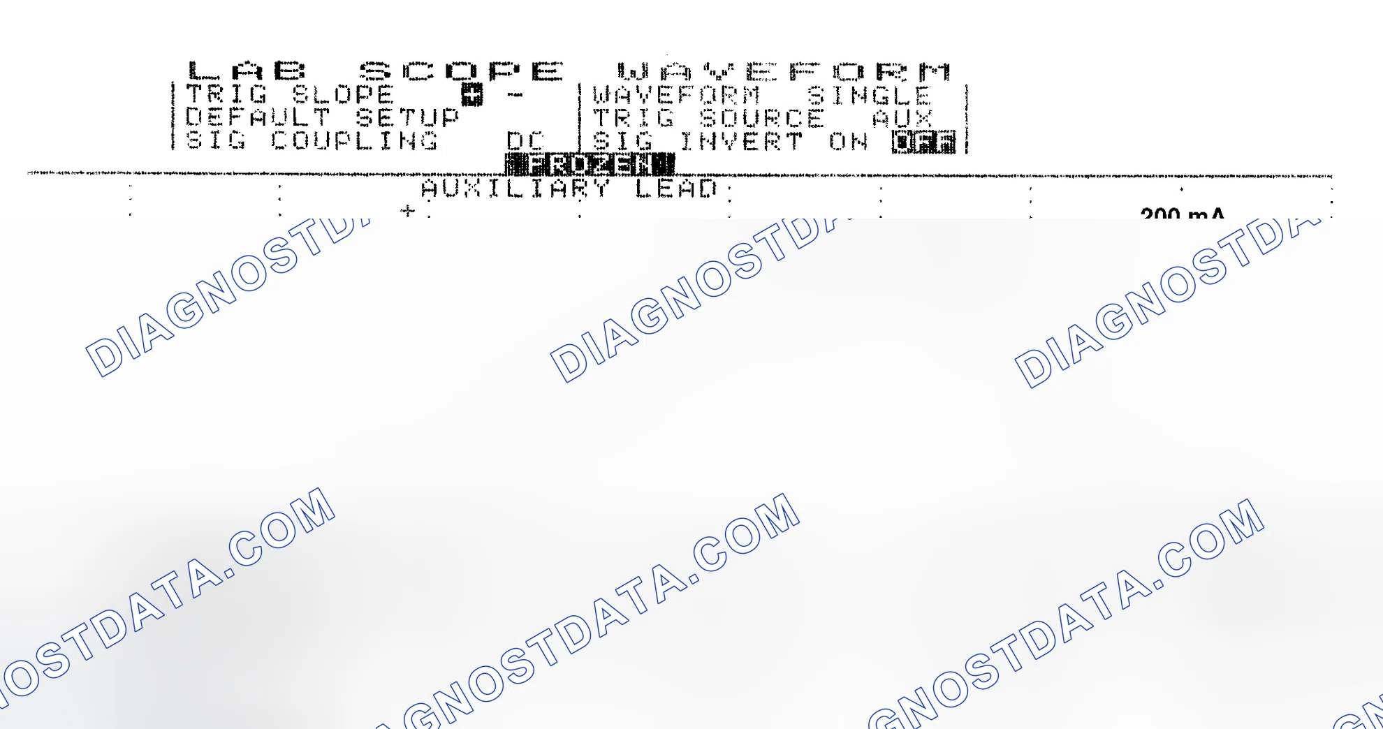 Scheme 13: Single Injector w/Normal Current Flow - Current Pattern