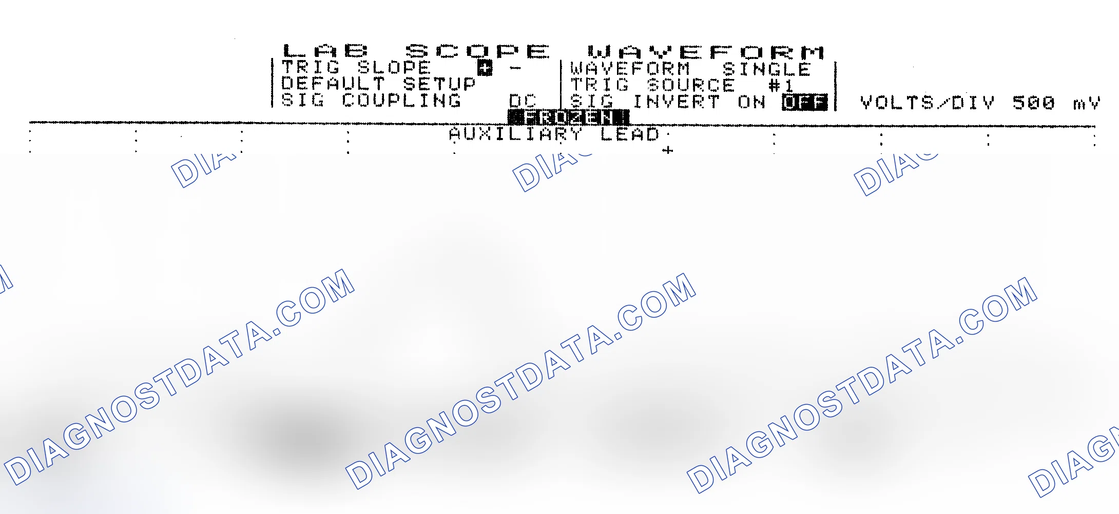Scheme 10: Single Injector w/Excessive Current Flow - Current Pattern