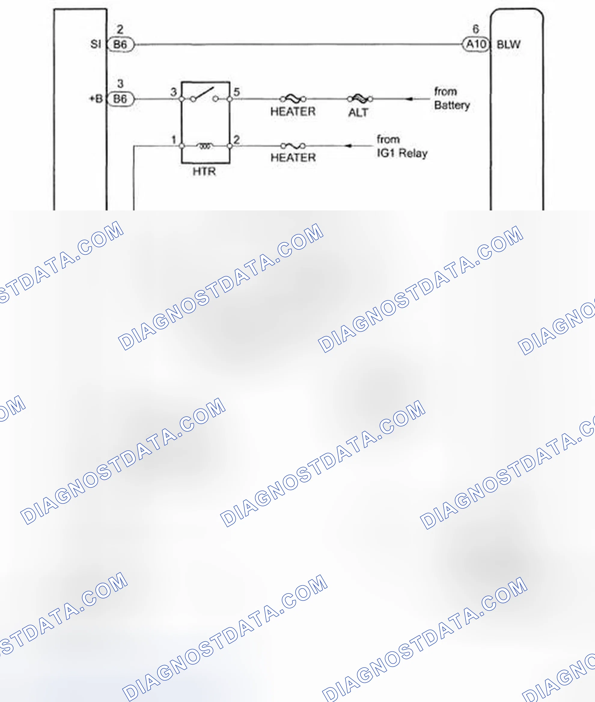 Scheme 73: Blower Motor Circuit - Wiring Diagram