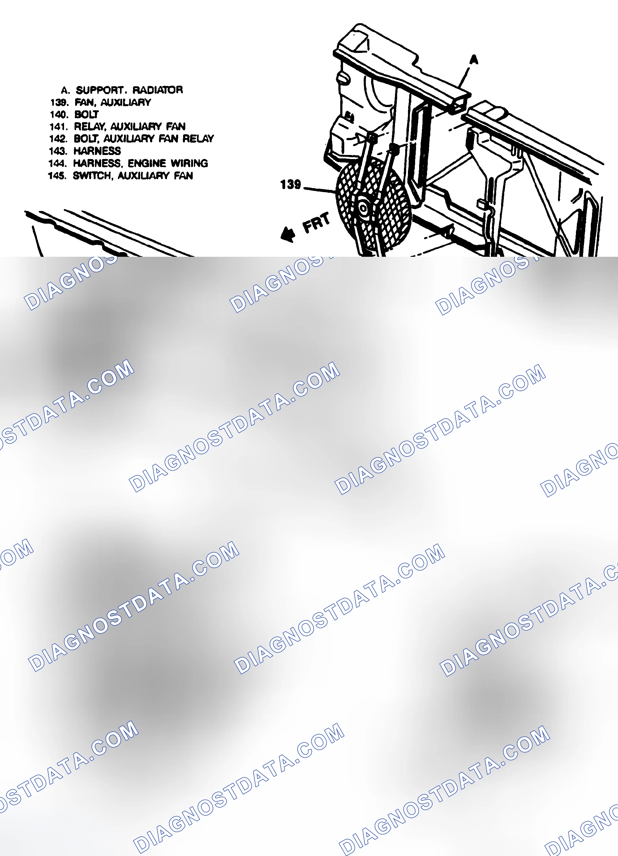 Scheme 2: Auxiliary Coolant Fan (Removal & Installation)