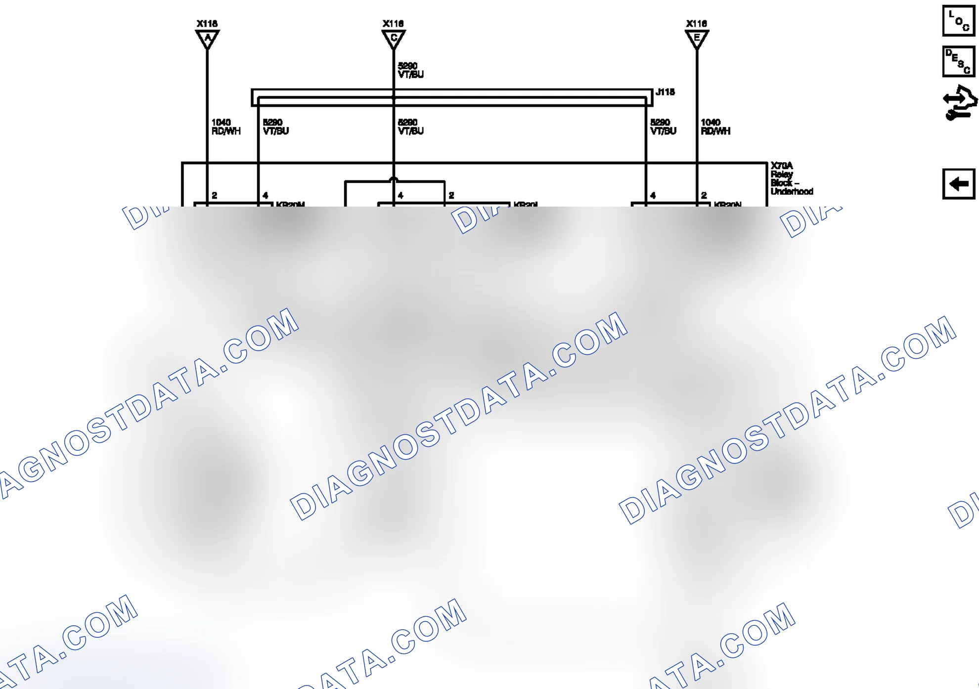 Scheme 3: Cooling Fan Motors (LHU) Wiring Schematics