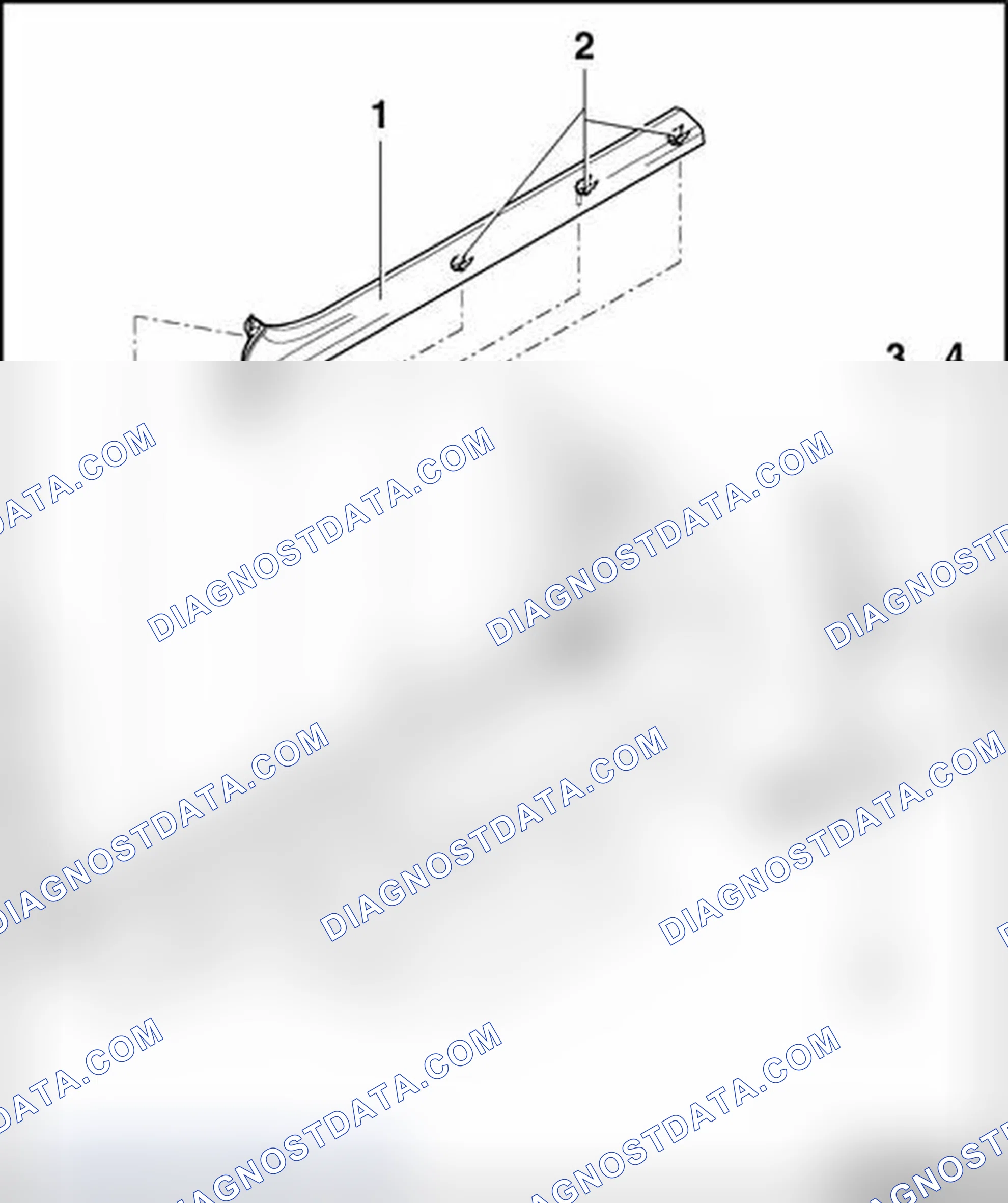 Scheme 147: Lower A-pillar trim, assembly overview