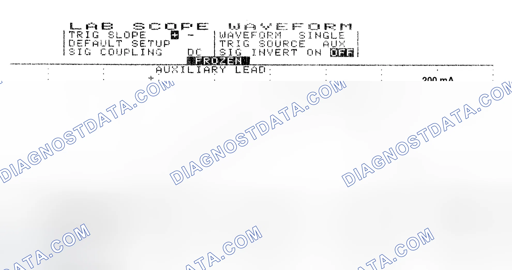 Scheme 13: Single Injector w/Normal Current Flow - Current Pattern