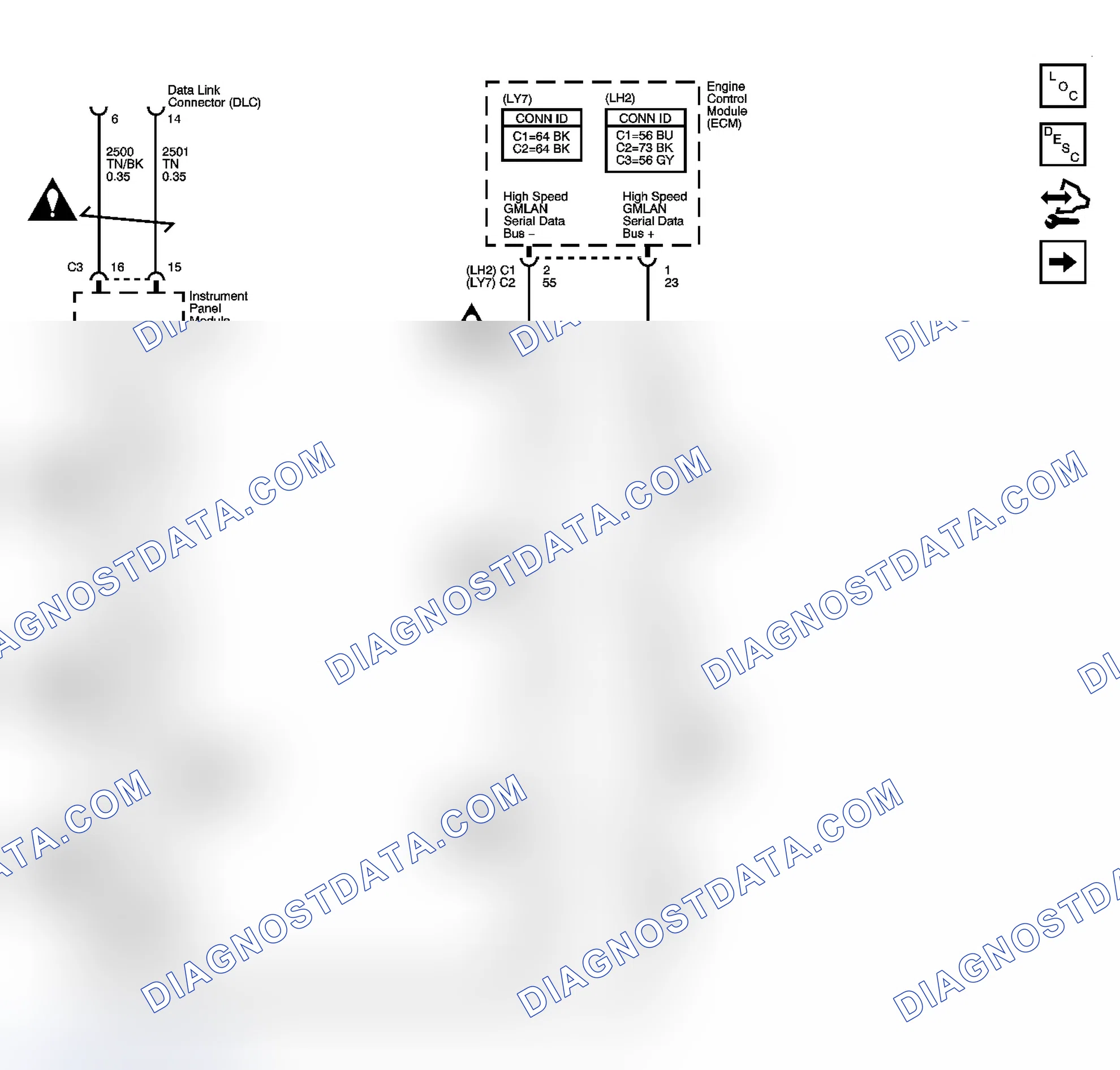 Scheme 8: Data Link Connector (DLC) Schematics